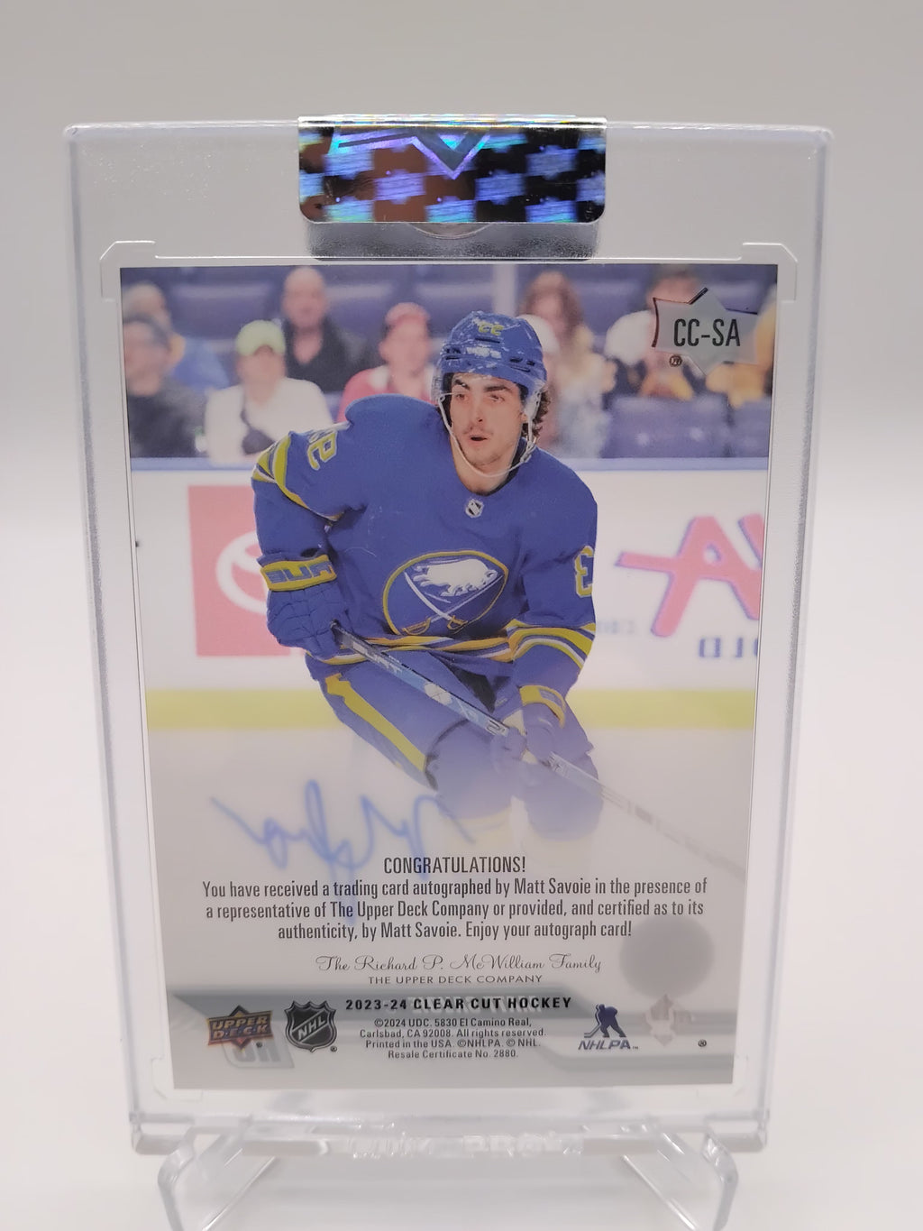 2023-24 Clear Cut Matt Savoie Auto