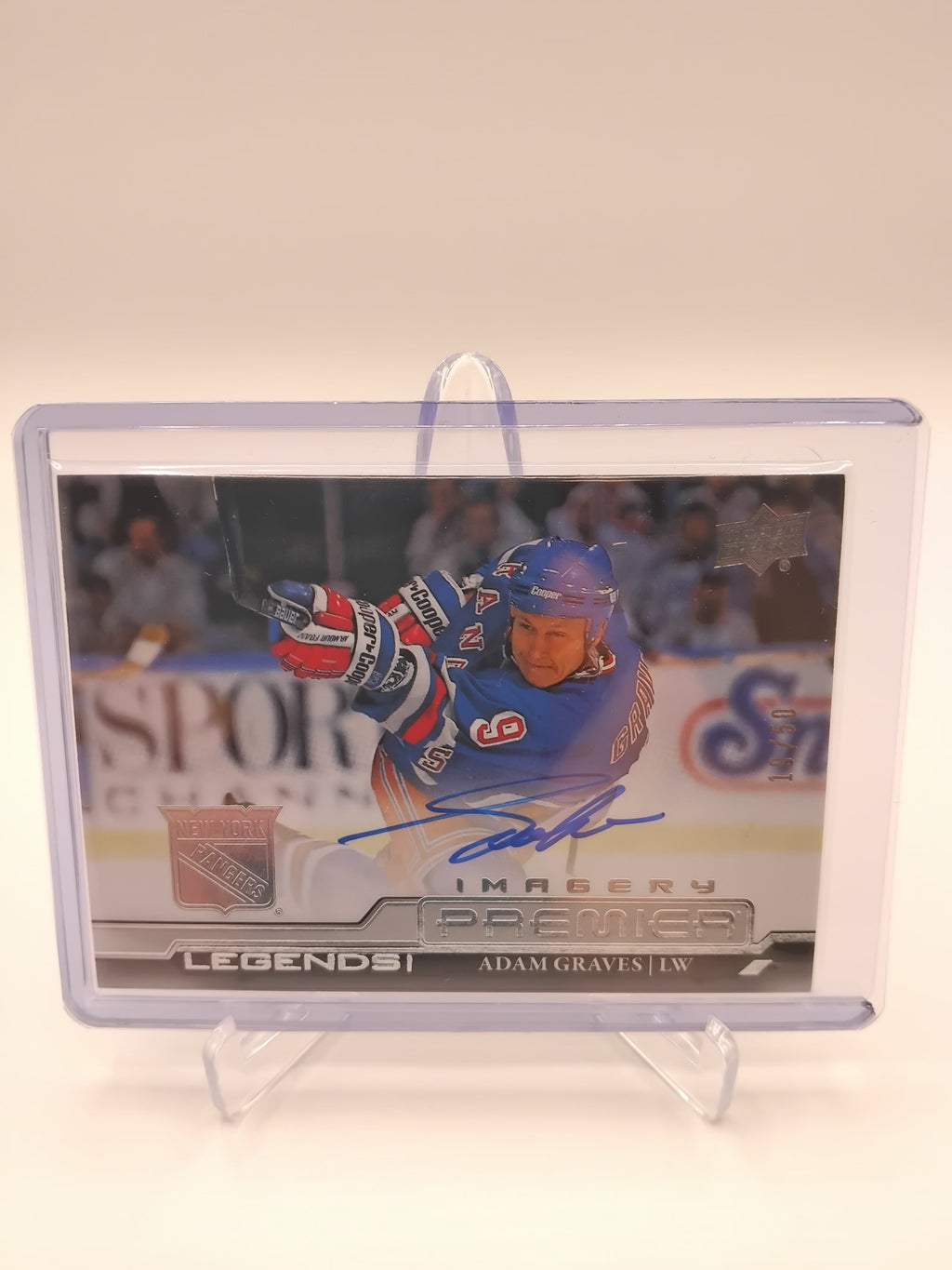 2022-23 Premier Adam Graves Legends Auto 19/50