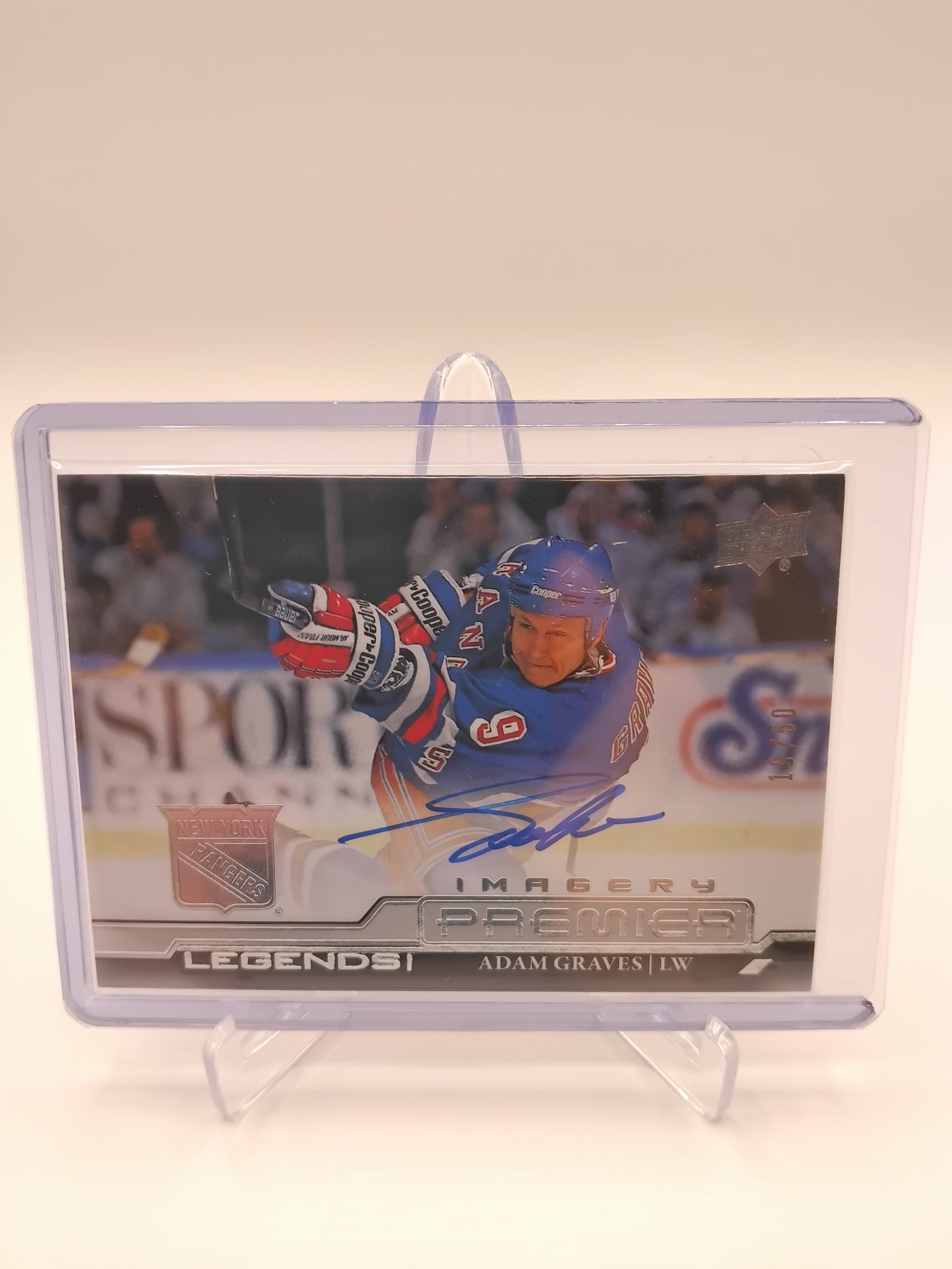 2022-23 Premier Adam Graves Legends Auto 19/50