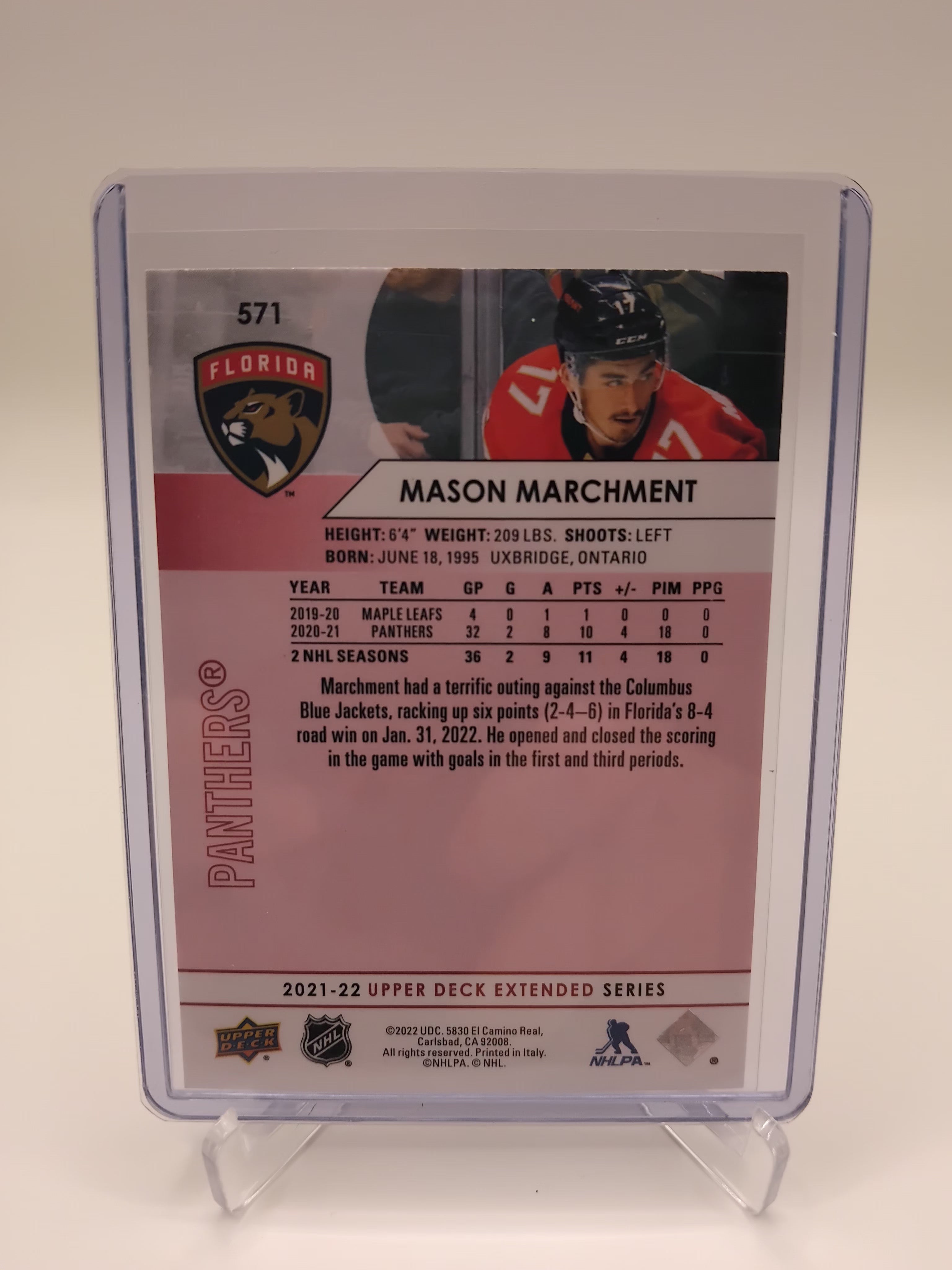 2021-22 Extended Mason Marchment Exclusives 032/100