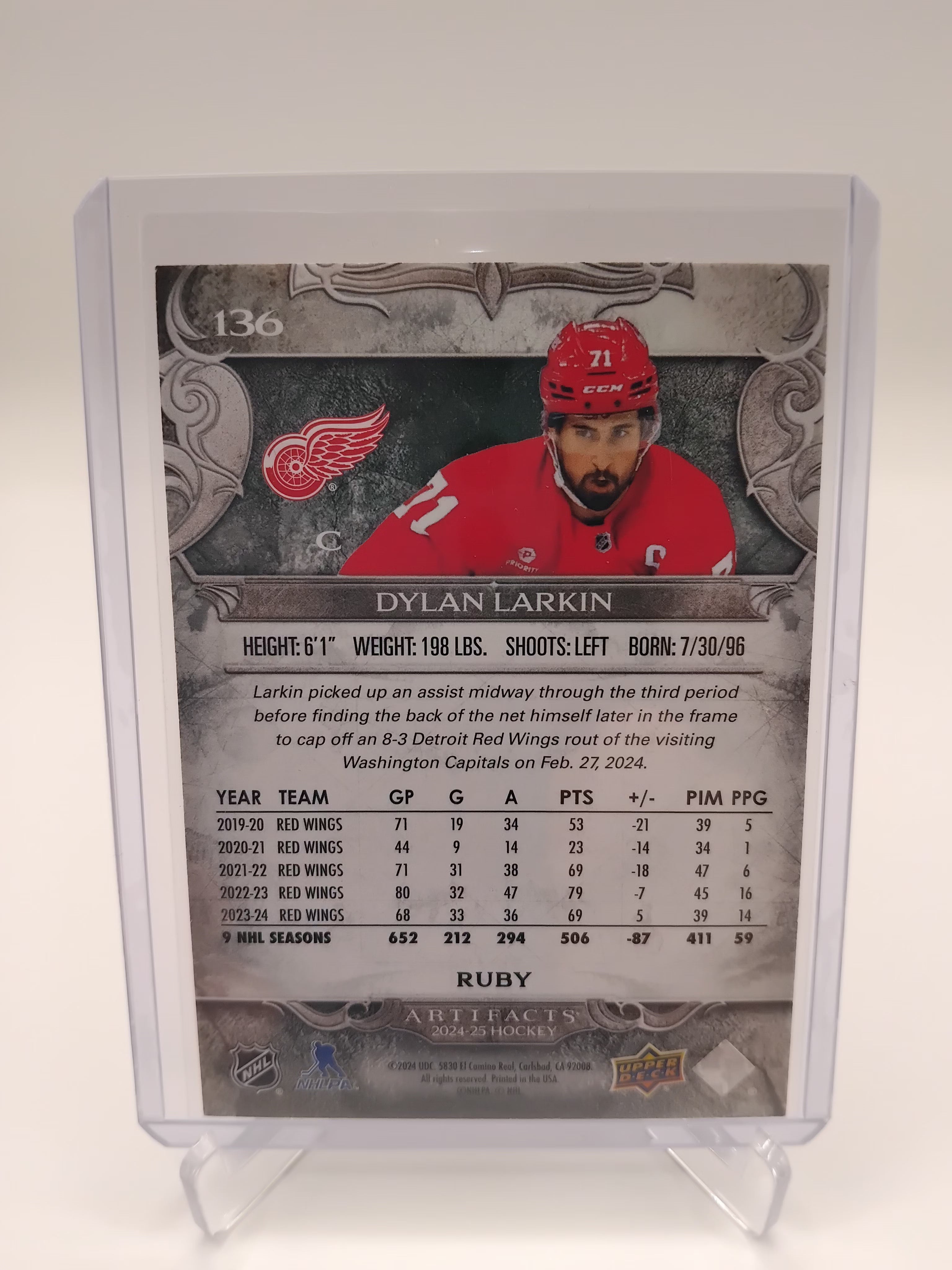 2024-25 Artifacts Dylan Larkin 262/399