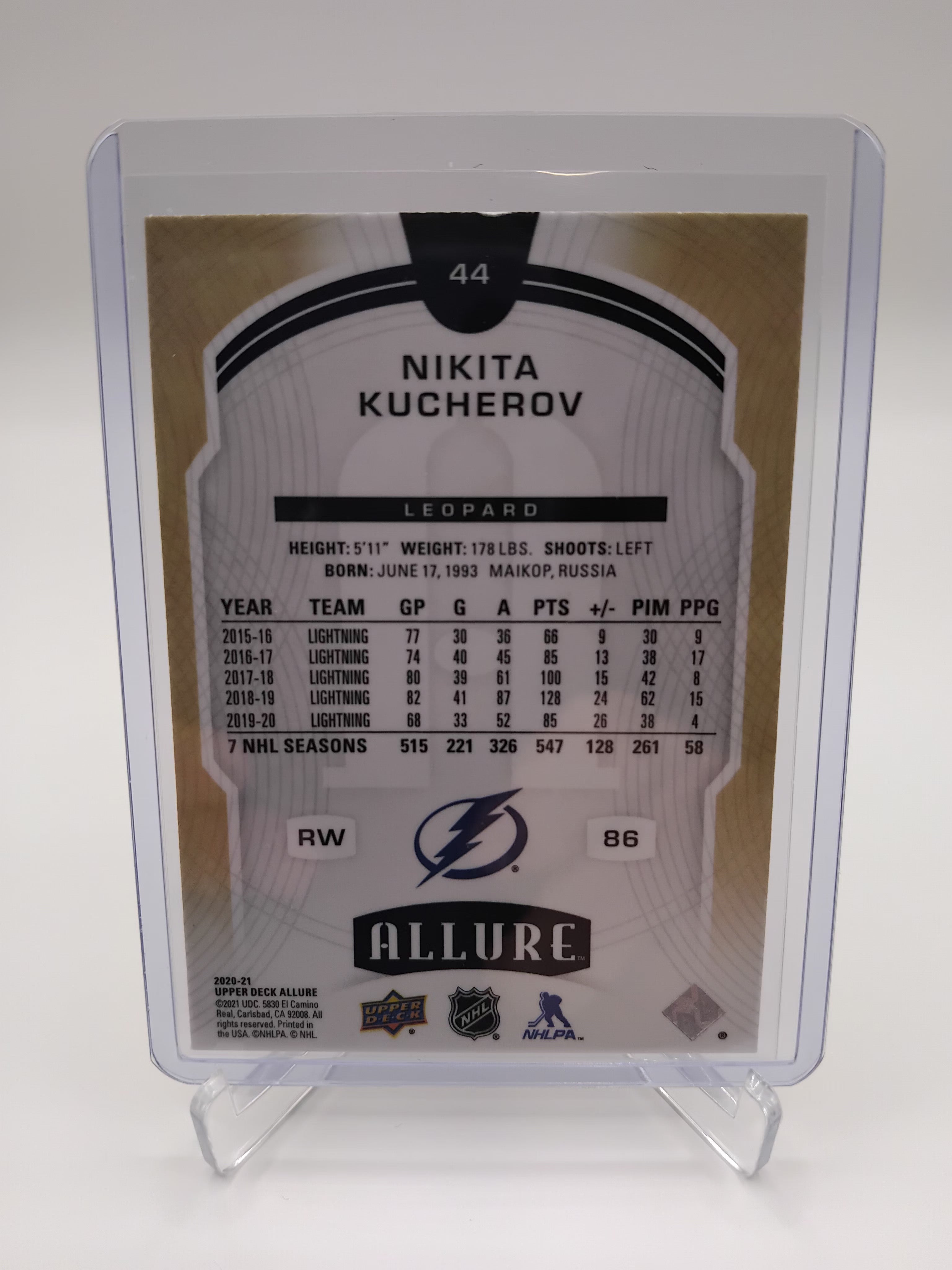 2020-21 Allure Nikita Kucherov Leopard
