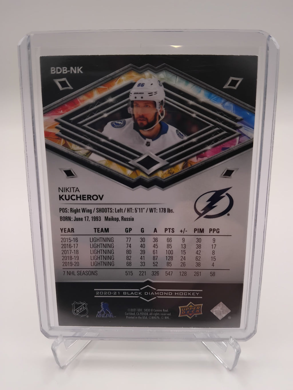 2020-21 Black Diamond Nikita Kucherov 294/349