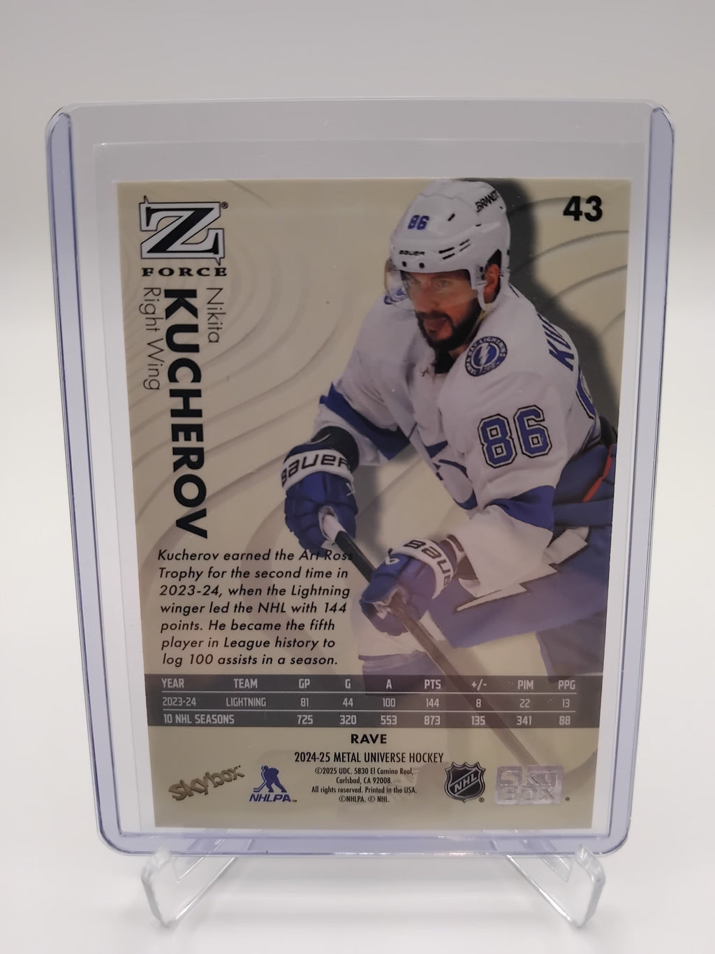 2024-25 Metal Universe Nikita Kucherov 39/399