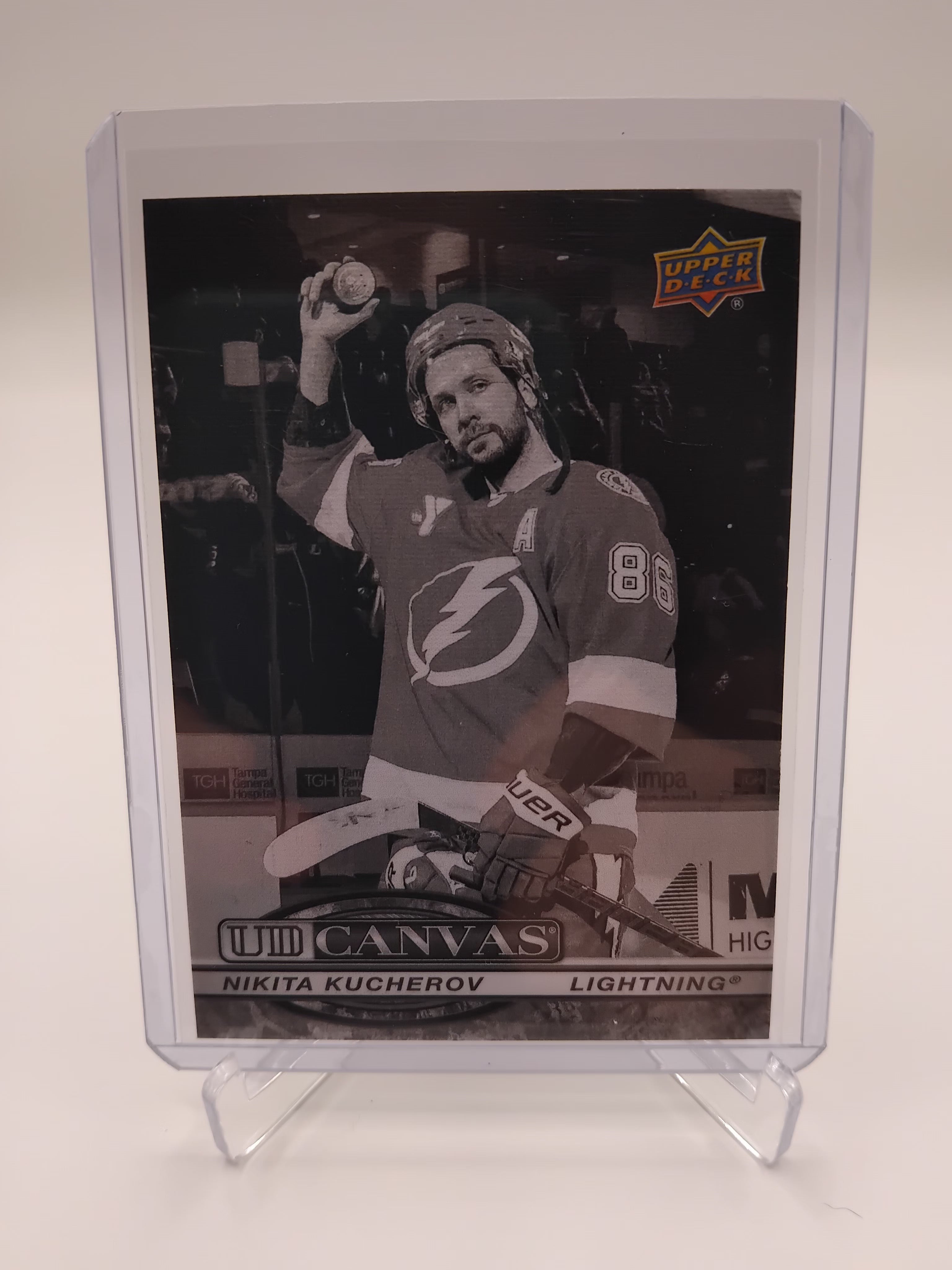 2025-26 Series 1 Nikita Kucherov UD Canvas Black and White
