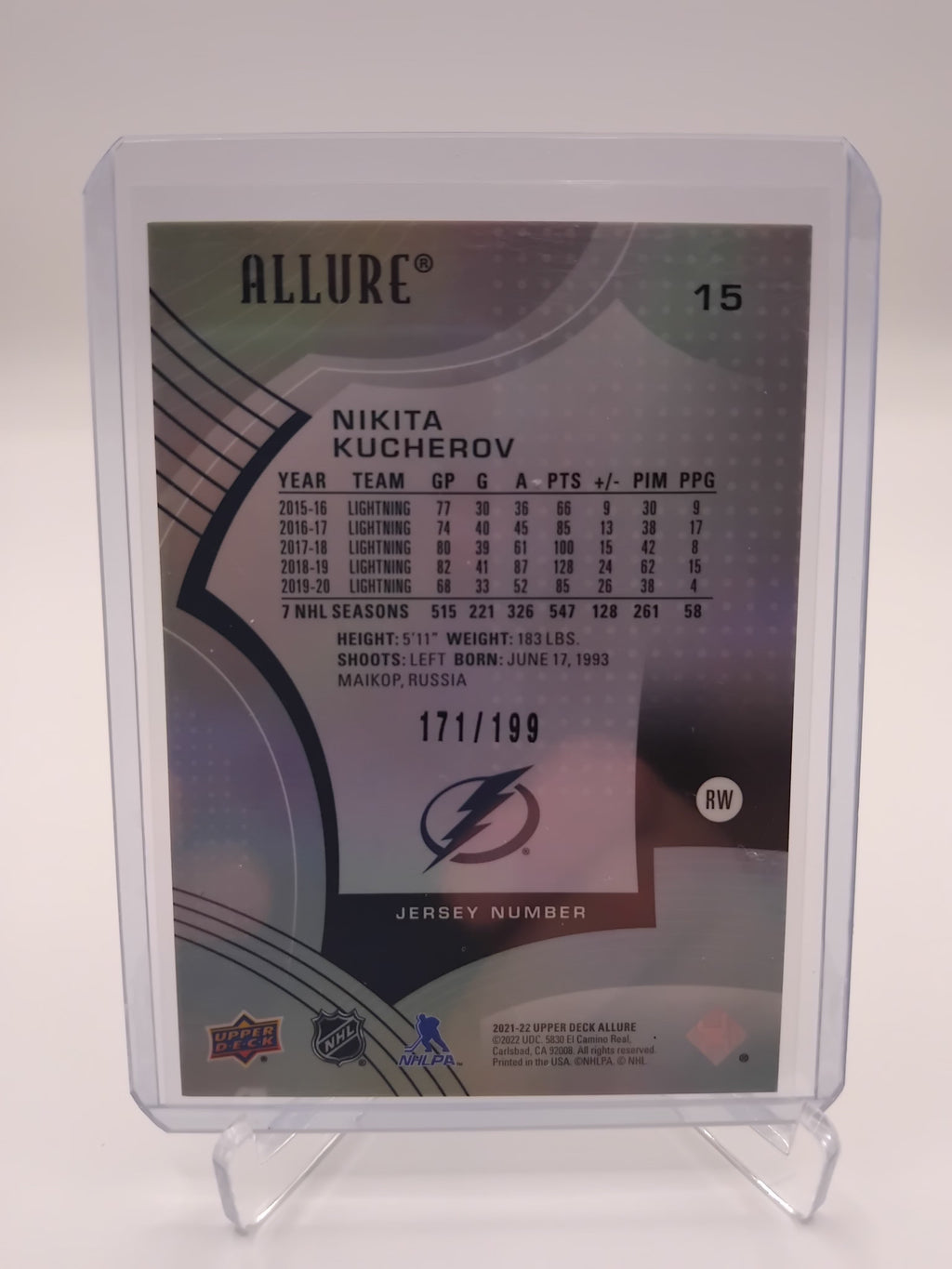 2021-22 Allure Nikita Kucherov 171/199