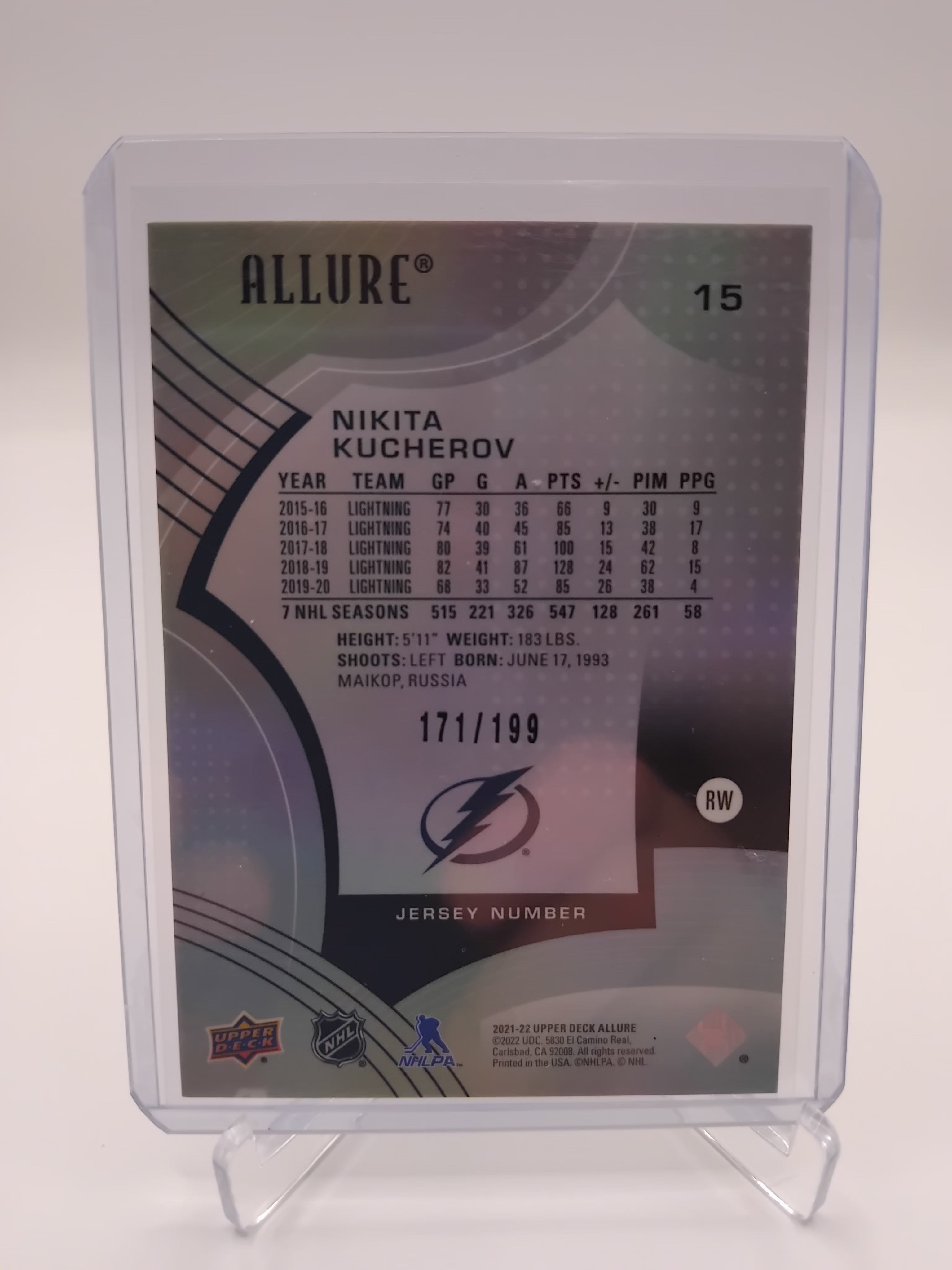 2021-22 Allure Nikita Kucherov 171/199