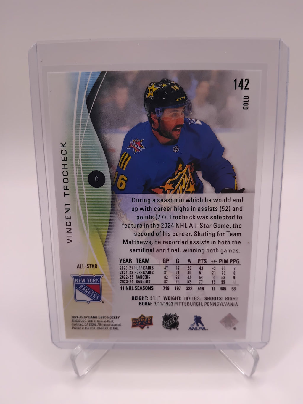 2024-25 SP Game Used Vincent Trochek 36/149