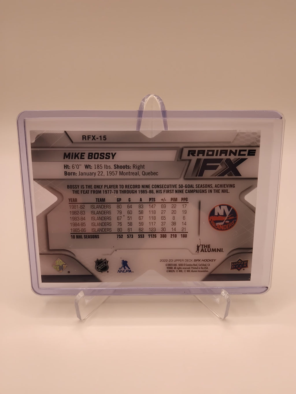 2022-23 SPX Mike Bossy 392/399
