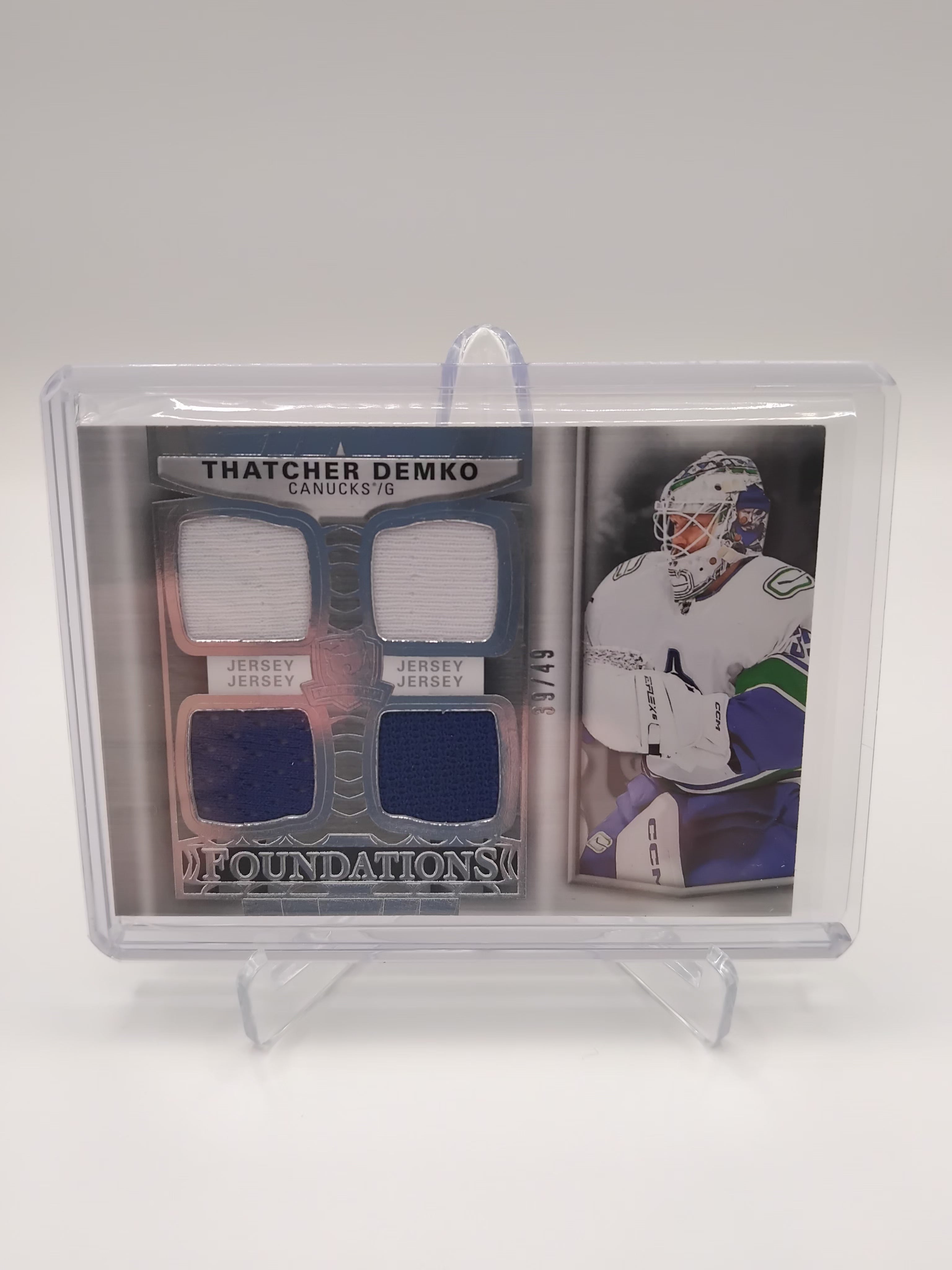 2024-25 The Cup Thatcher Demko Quad Jersey 39/49