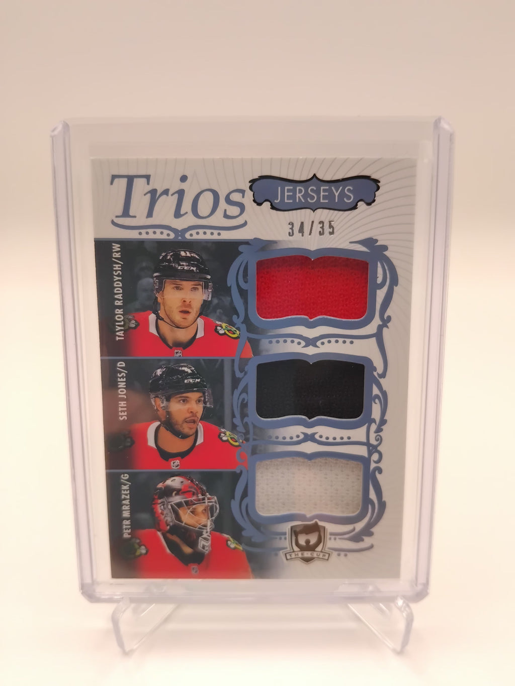 2023-24 The Cup Raddysh/Jones/Mrazek Trios Jersey 34/35