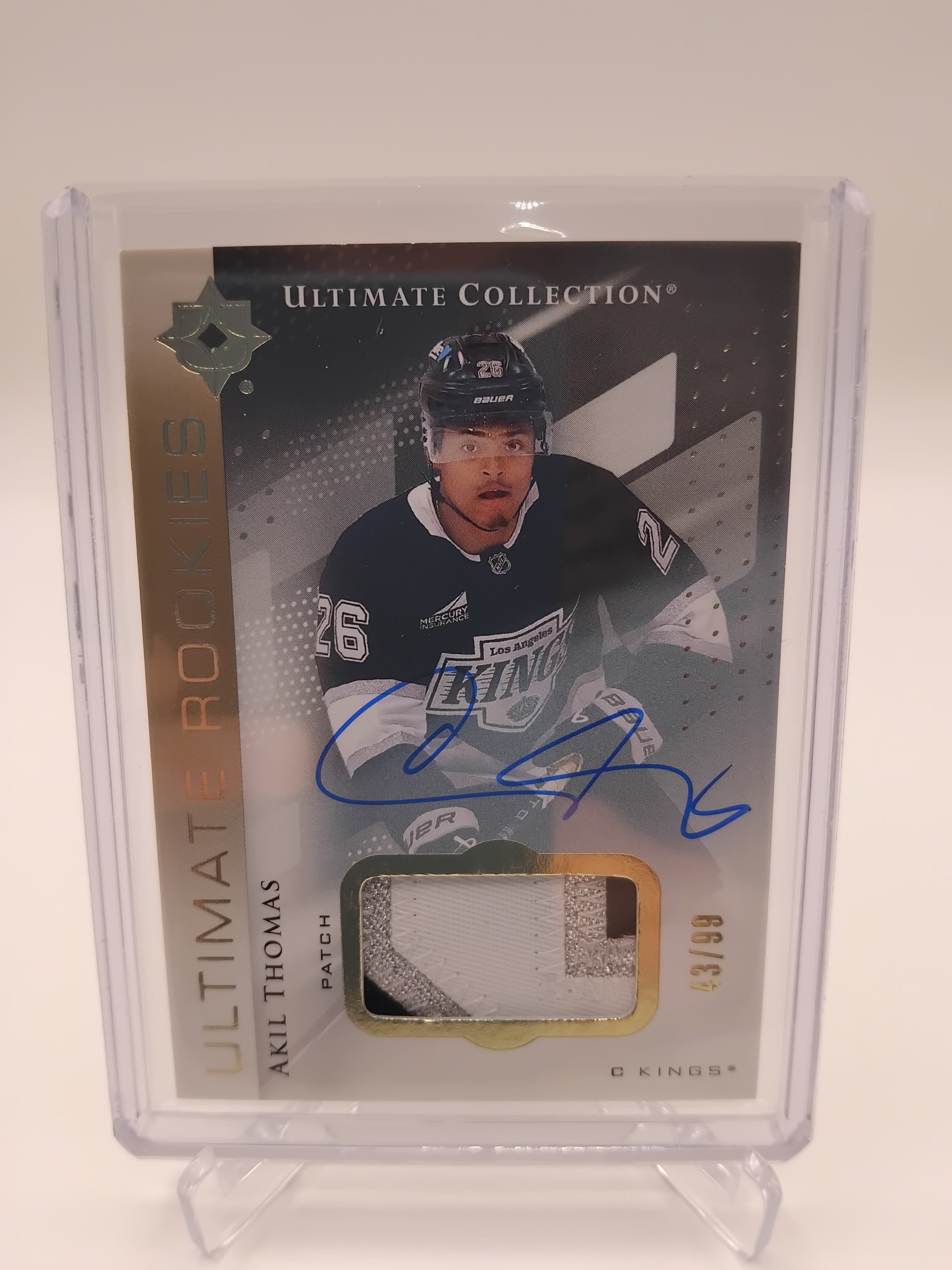 2024-25 Ultimate Collection AKil Thomas Patch Auto 43/99