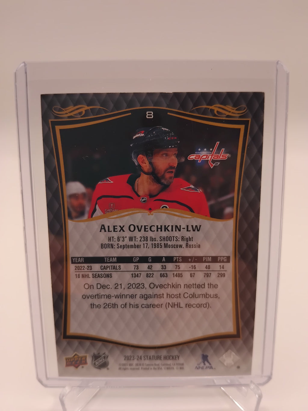 2023-24 Stature Alex Ovechkin