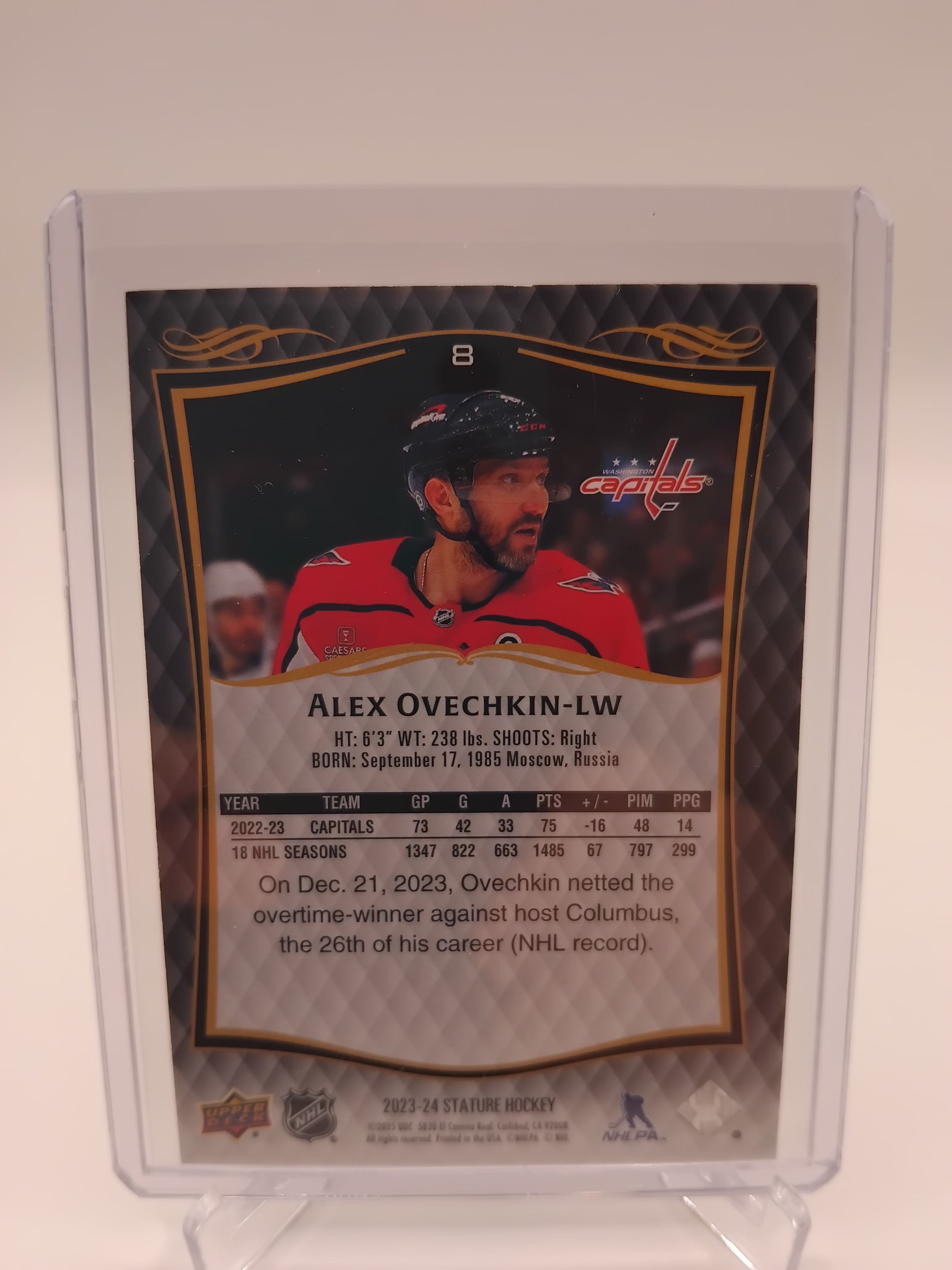 2023-24 Stature Alex Ovechkin