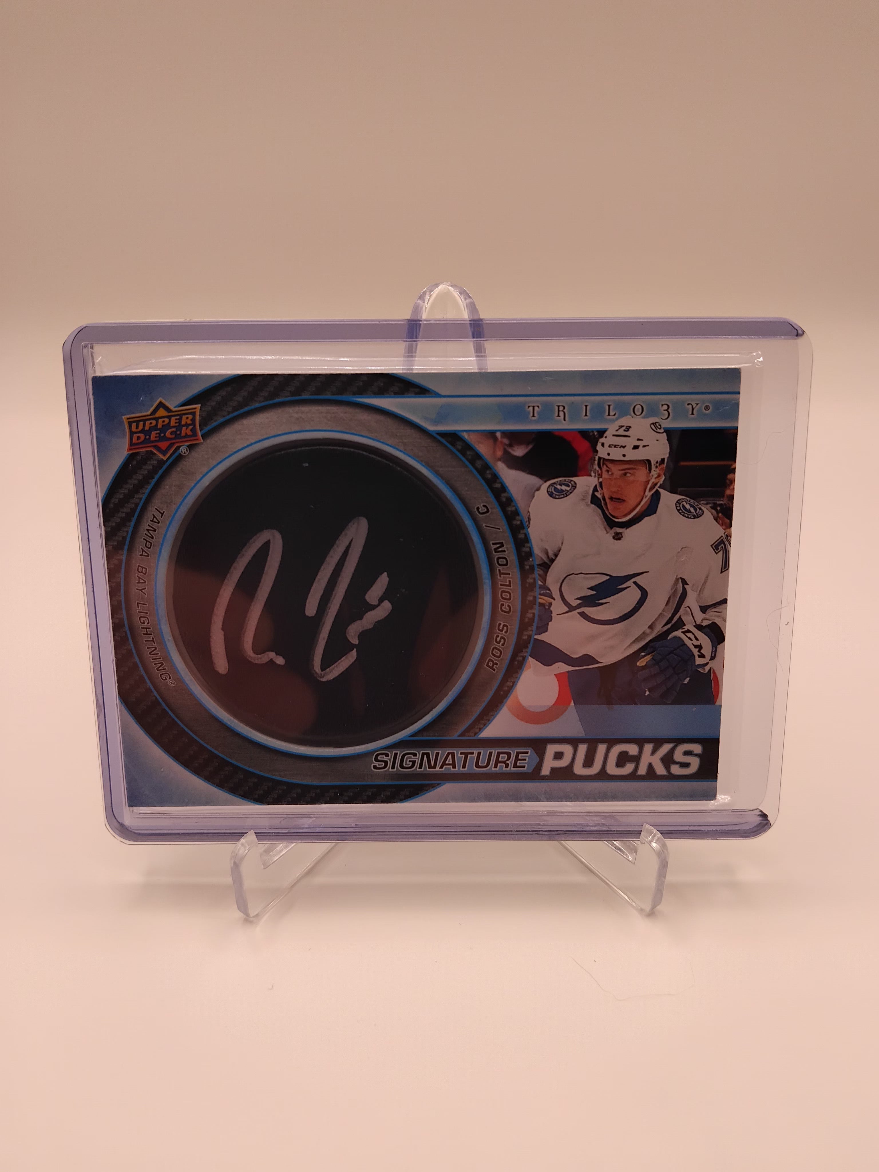 2022-23 Trilogy Ross Colton Signature Puck