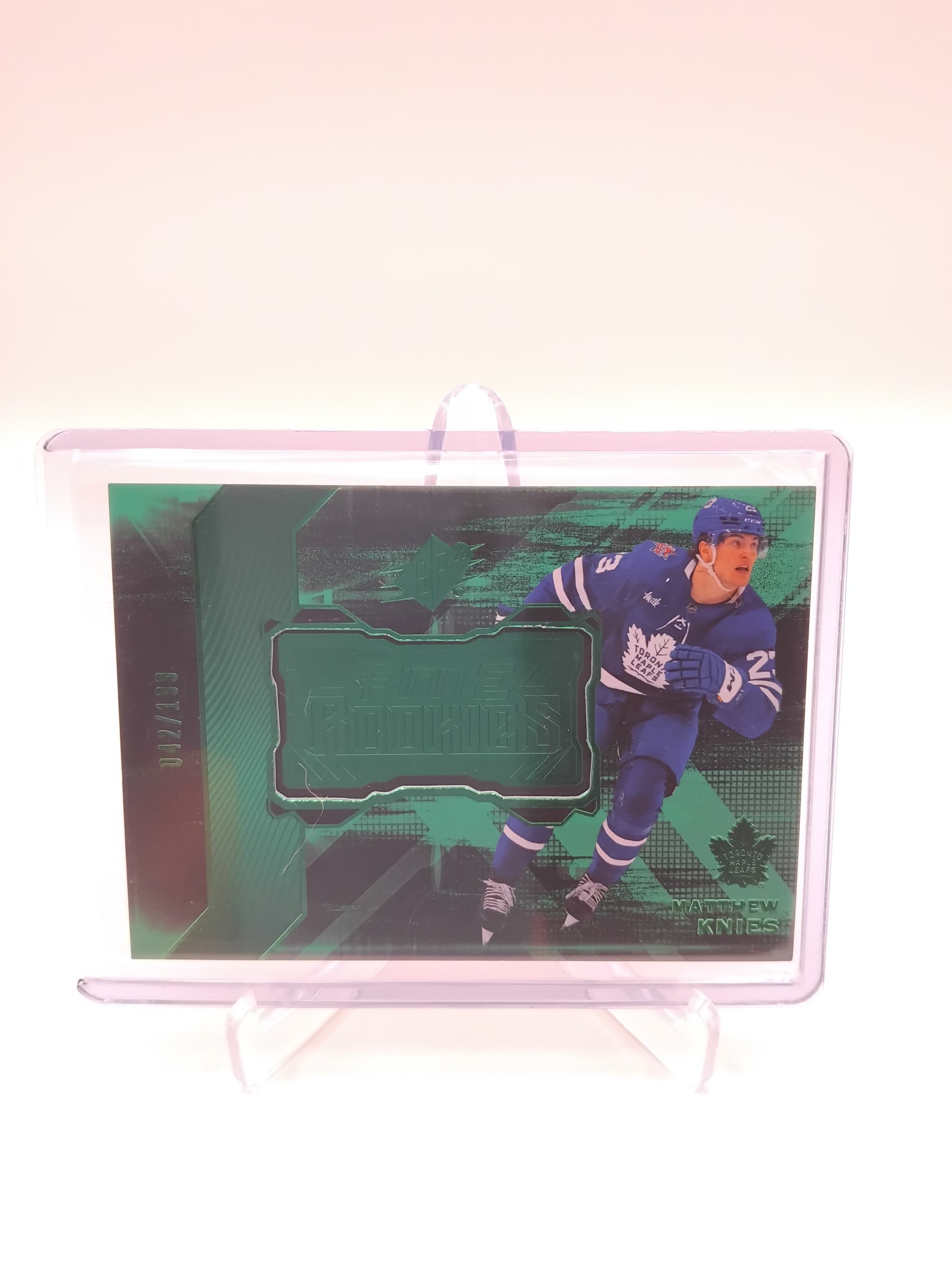 2023-24 SPX Matthew Knies Finite Rookies 042/199