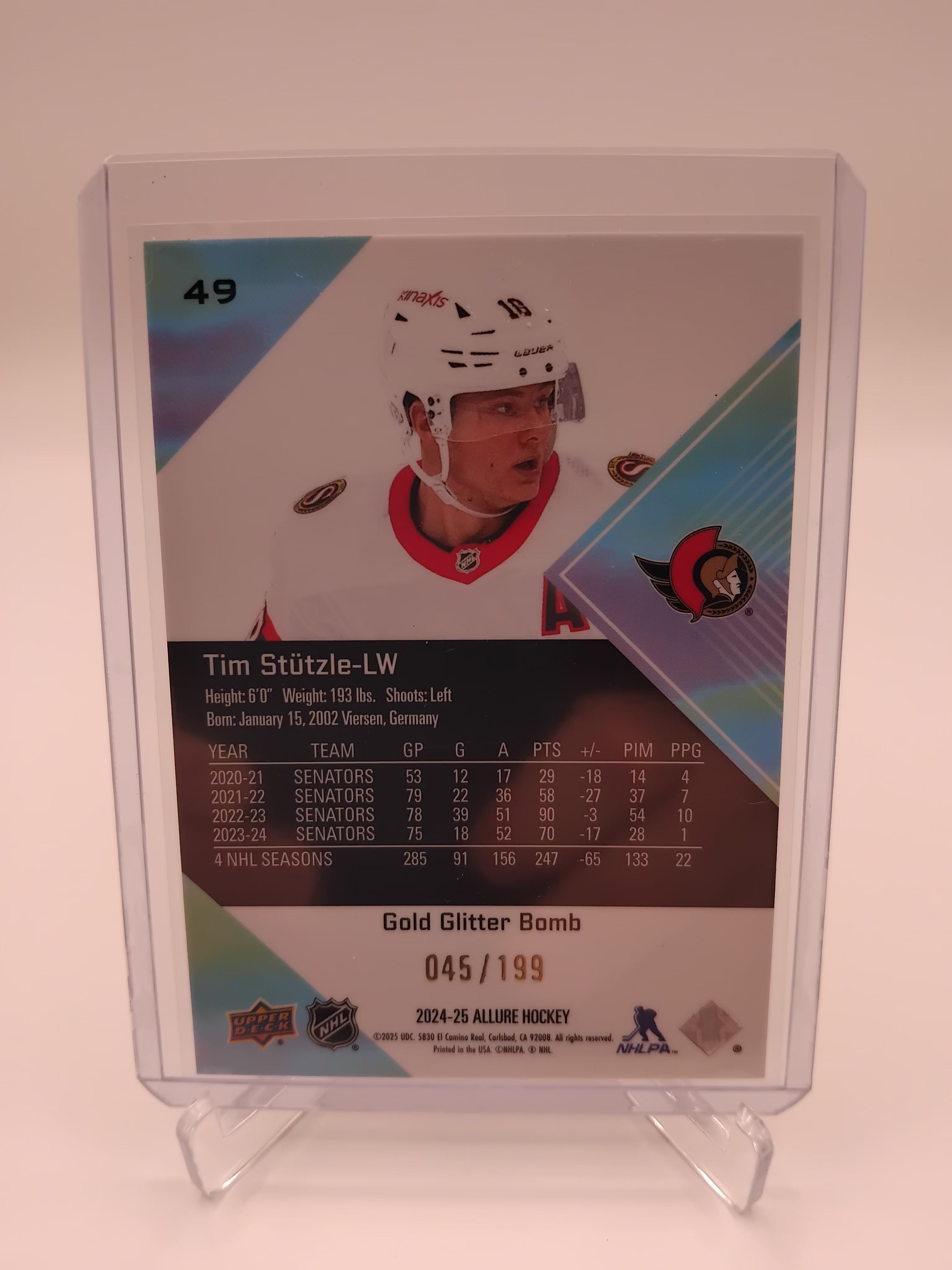 2024-25 Allure Tim Stutzle 045/199