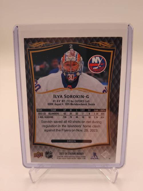 2023-24 Stature Ilya Sorokin 198/375