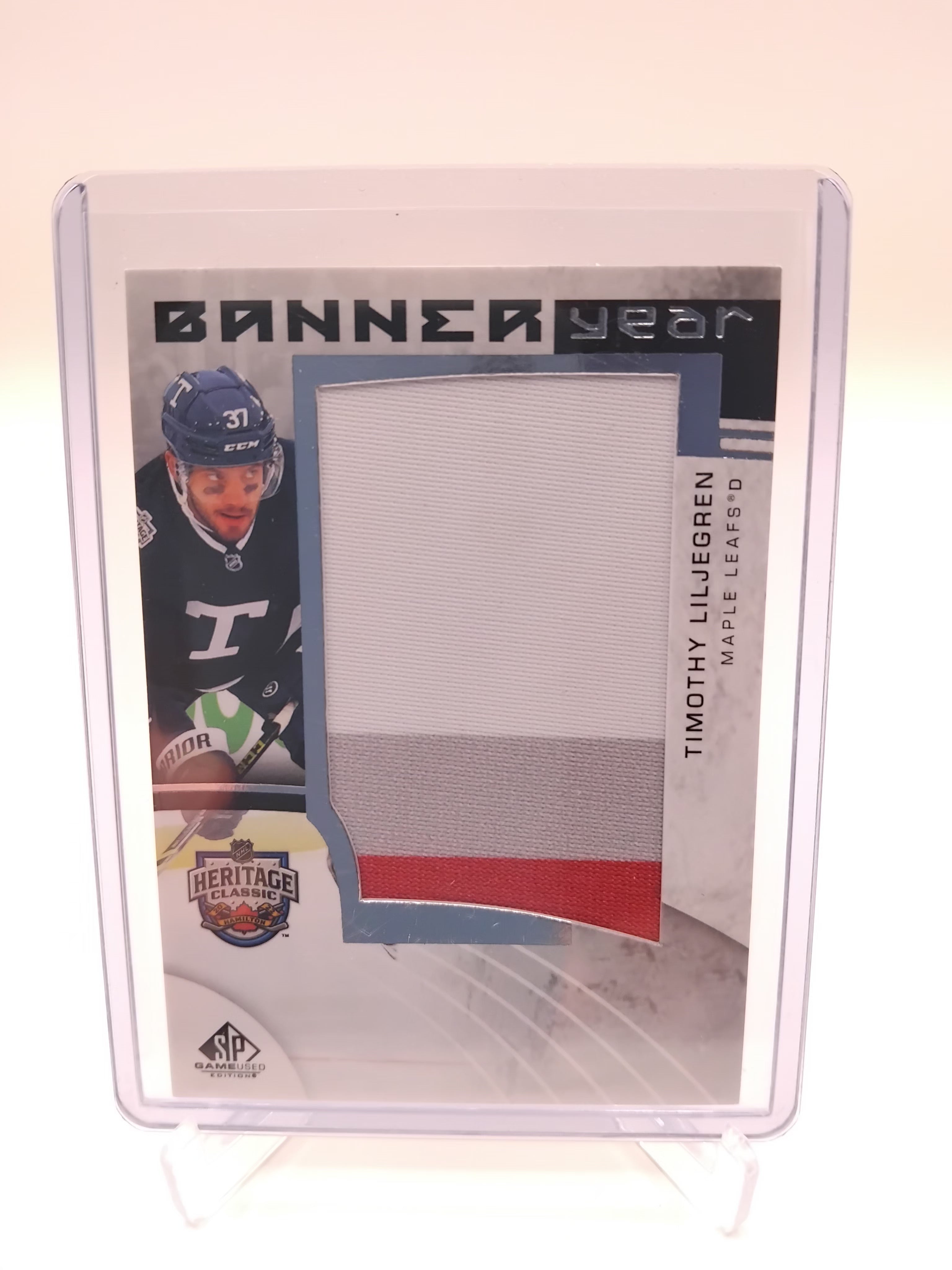 2022-23 SP Game Used Timothy Liljegren Banner Year