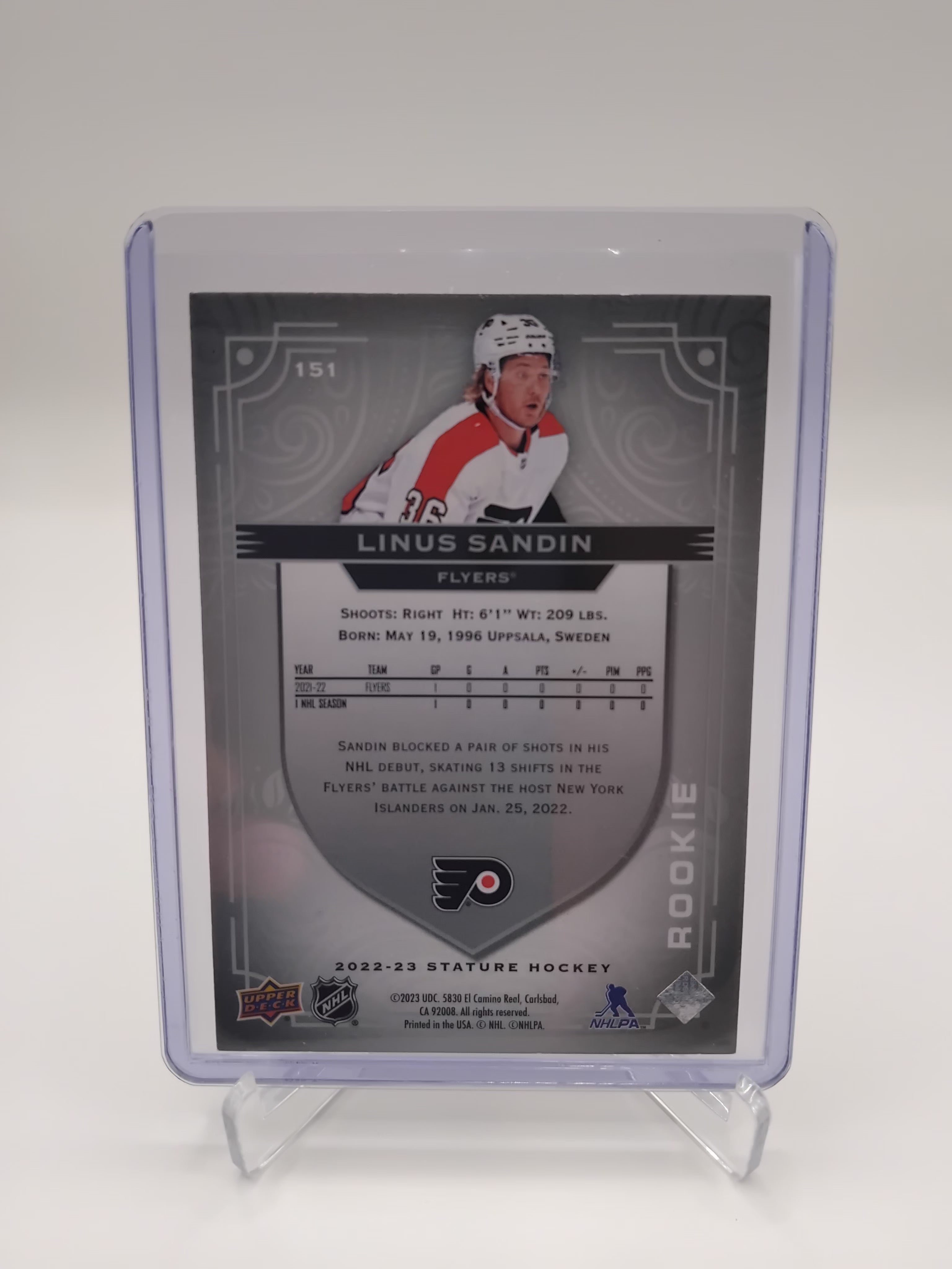 2022-23 Stature Linus Sandin 075/399