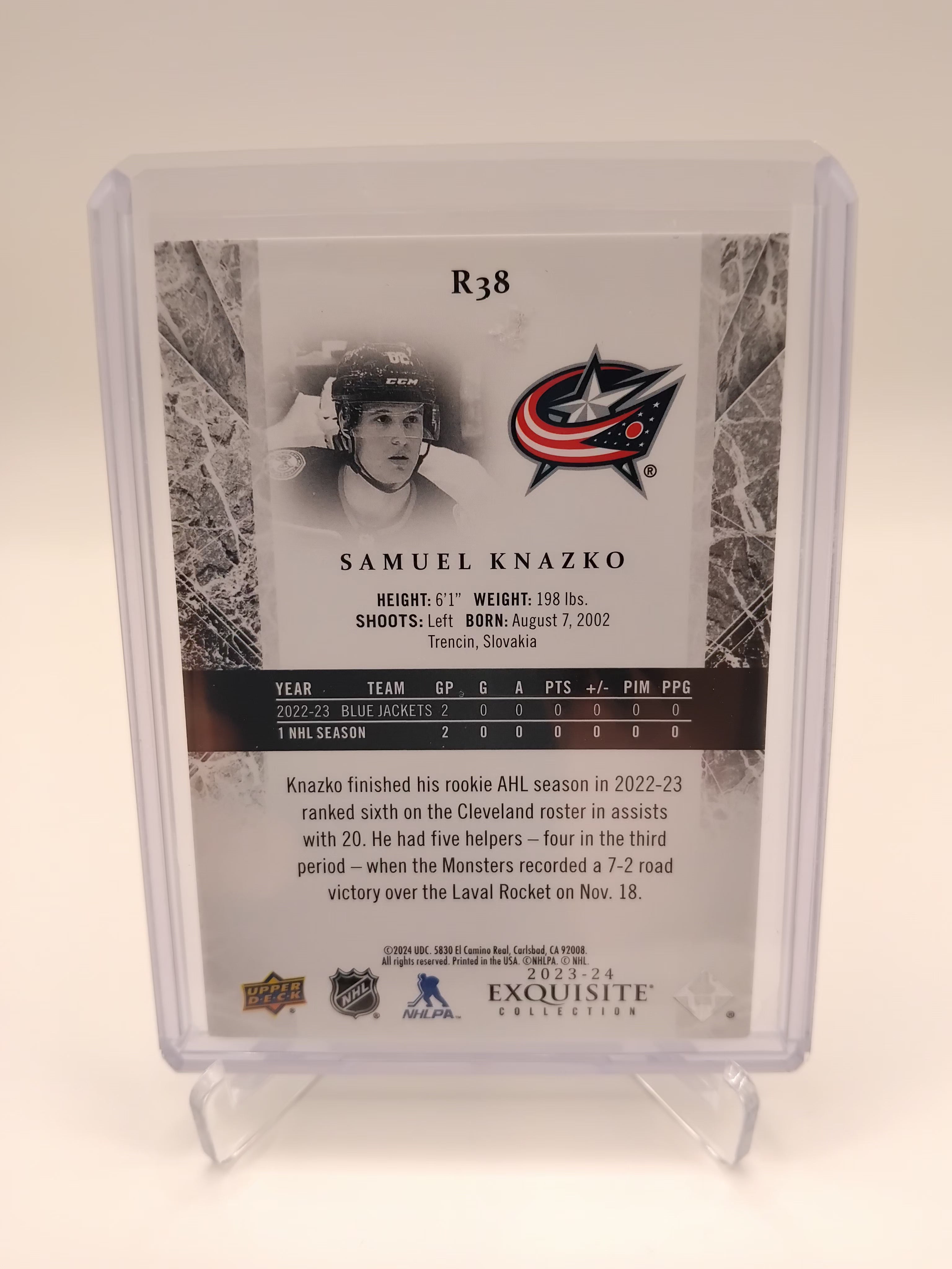 2023-24 Exquisite Collection Samuel Knazko 159/499