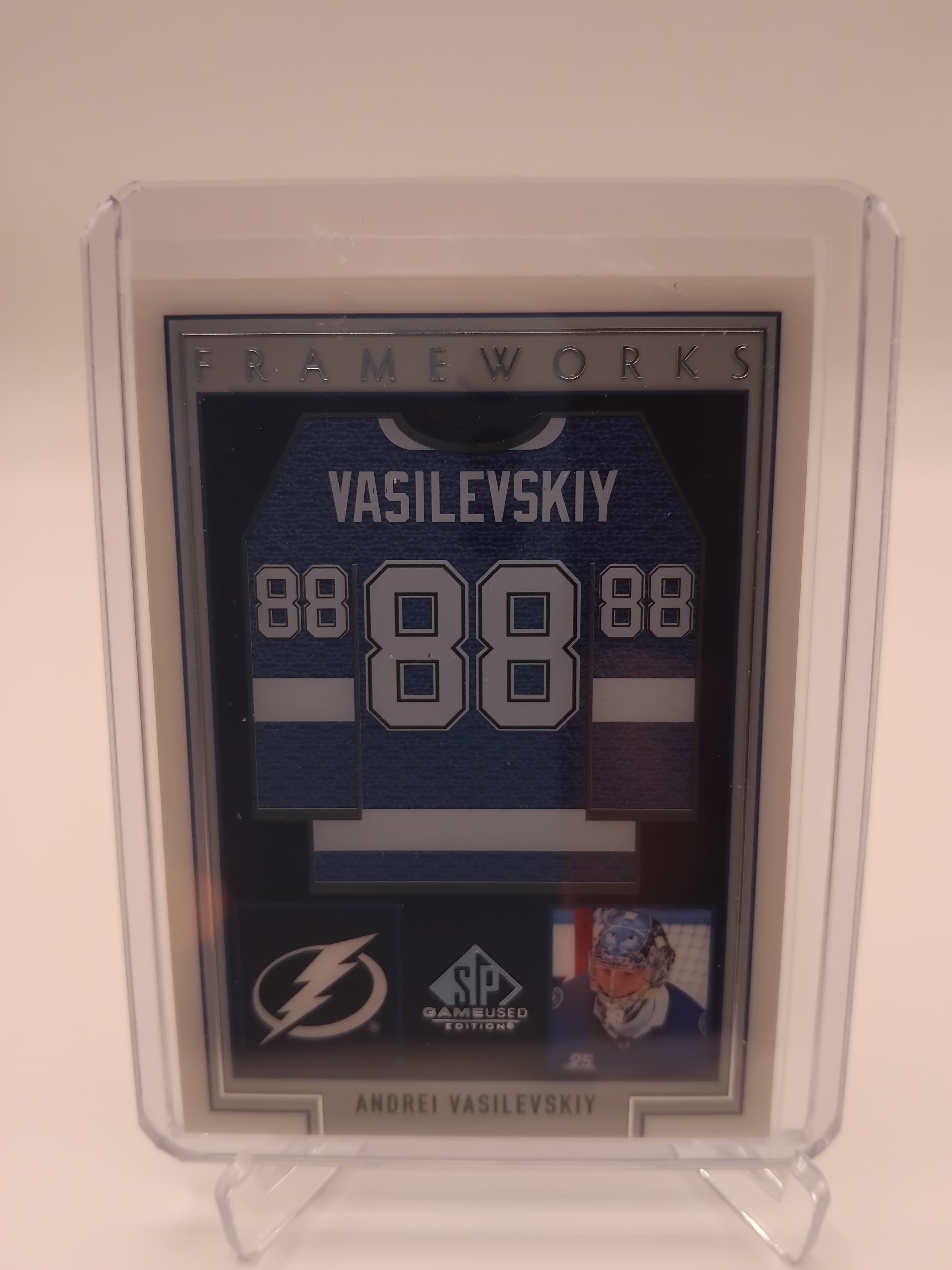 2018-19 SP Game Used Andrei Vasilevskiy Frameworks Jersey