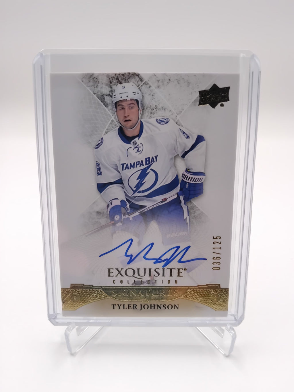 2015-16 Exquisite Collection Tyler Johnson Auto 036/125