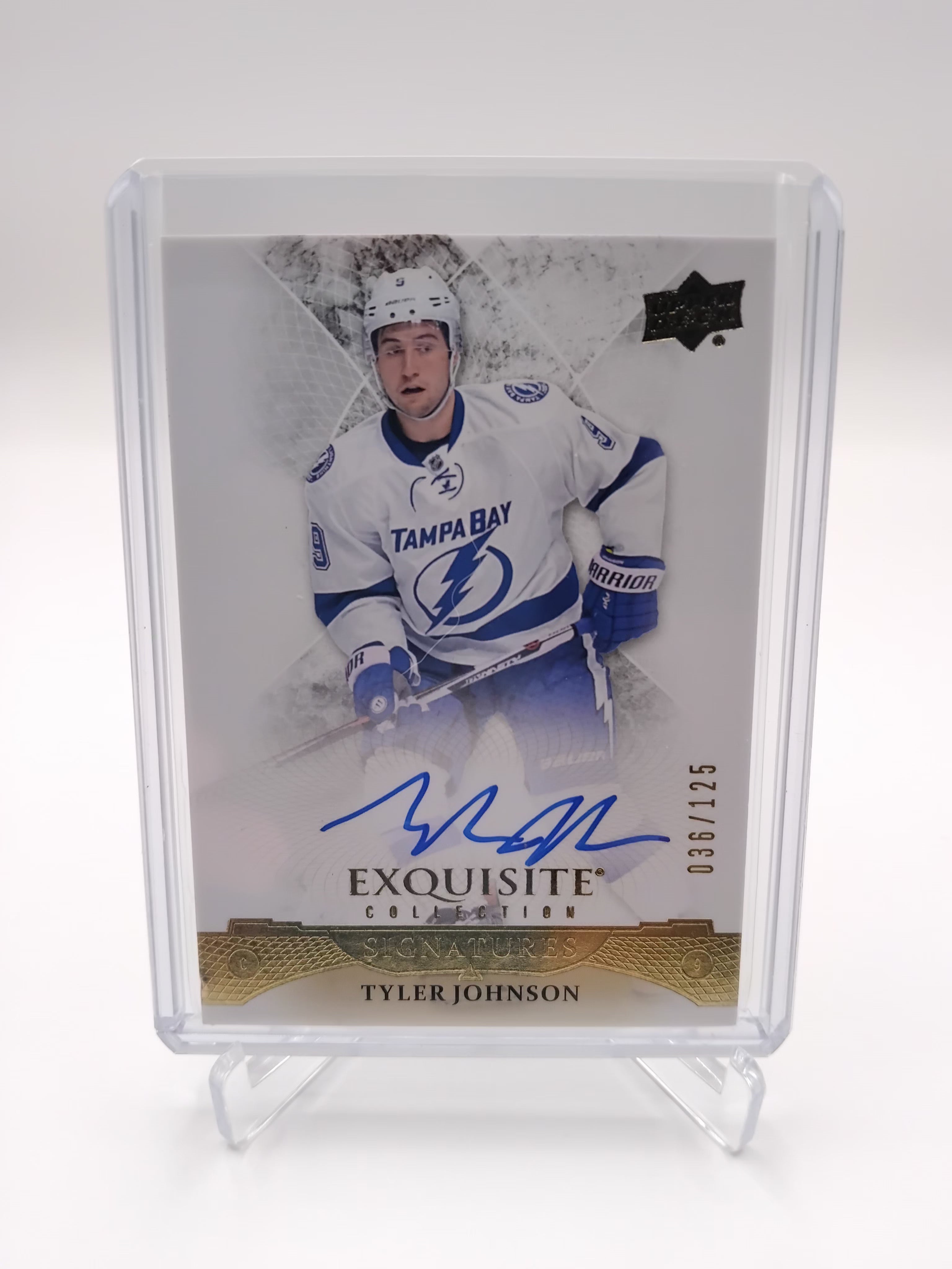 2015-16 Exquisite Collection Tyler Johnson Auto 036/125