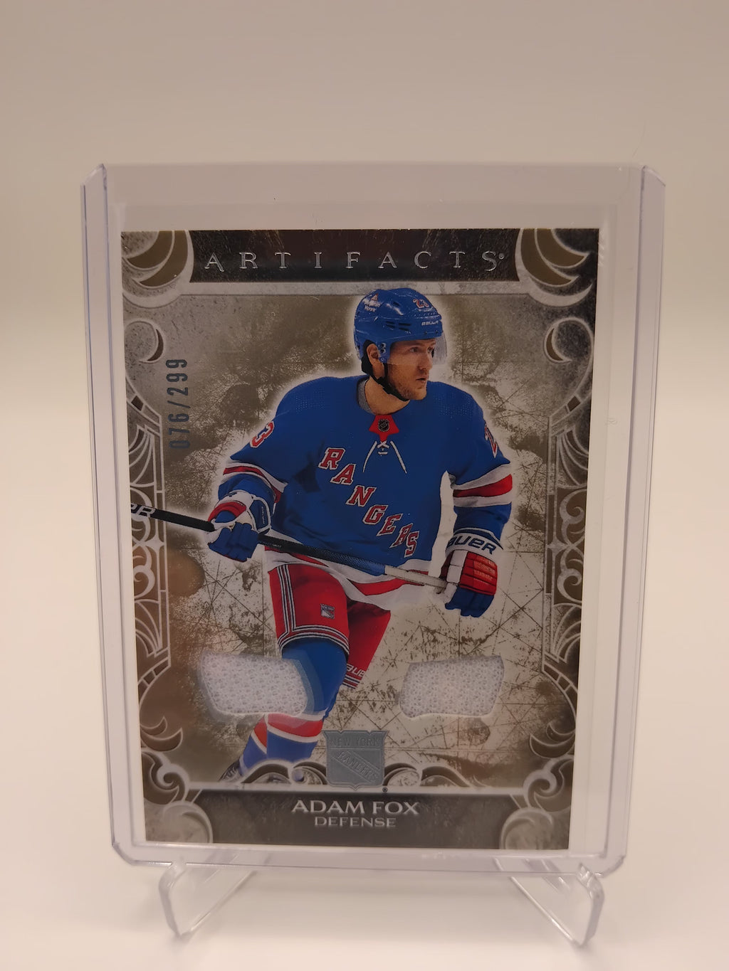 2024-25 Artifacts Adam Fox Dual Jersey 076/299