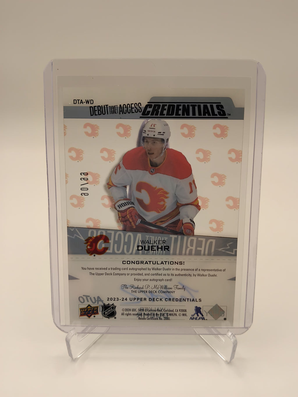 2023-24 Credentials Walker Duehr Auto 90/99