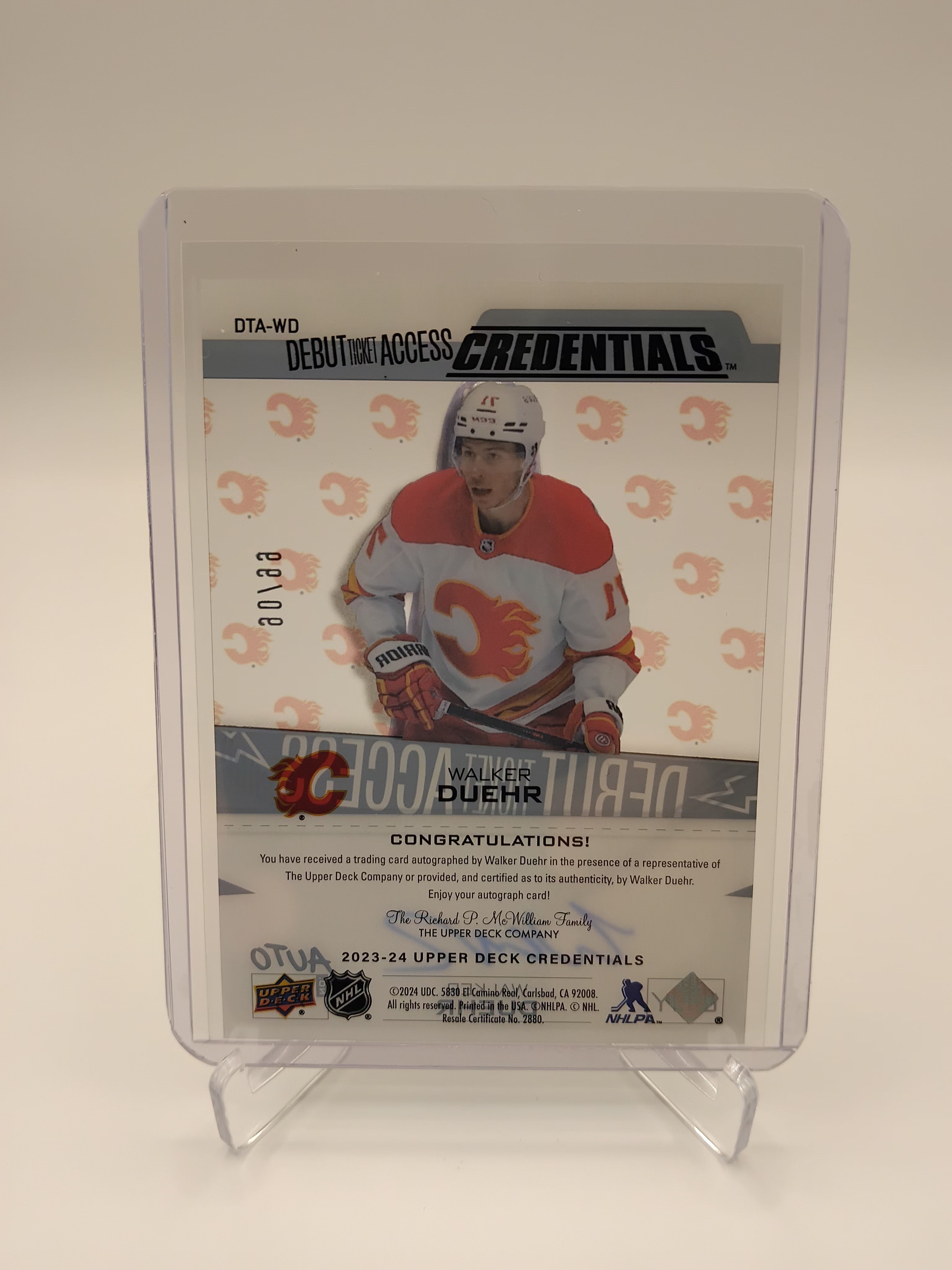 2023-24 Credentials Walker Duehr Auto 90/99
