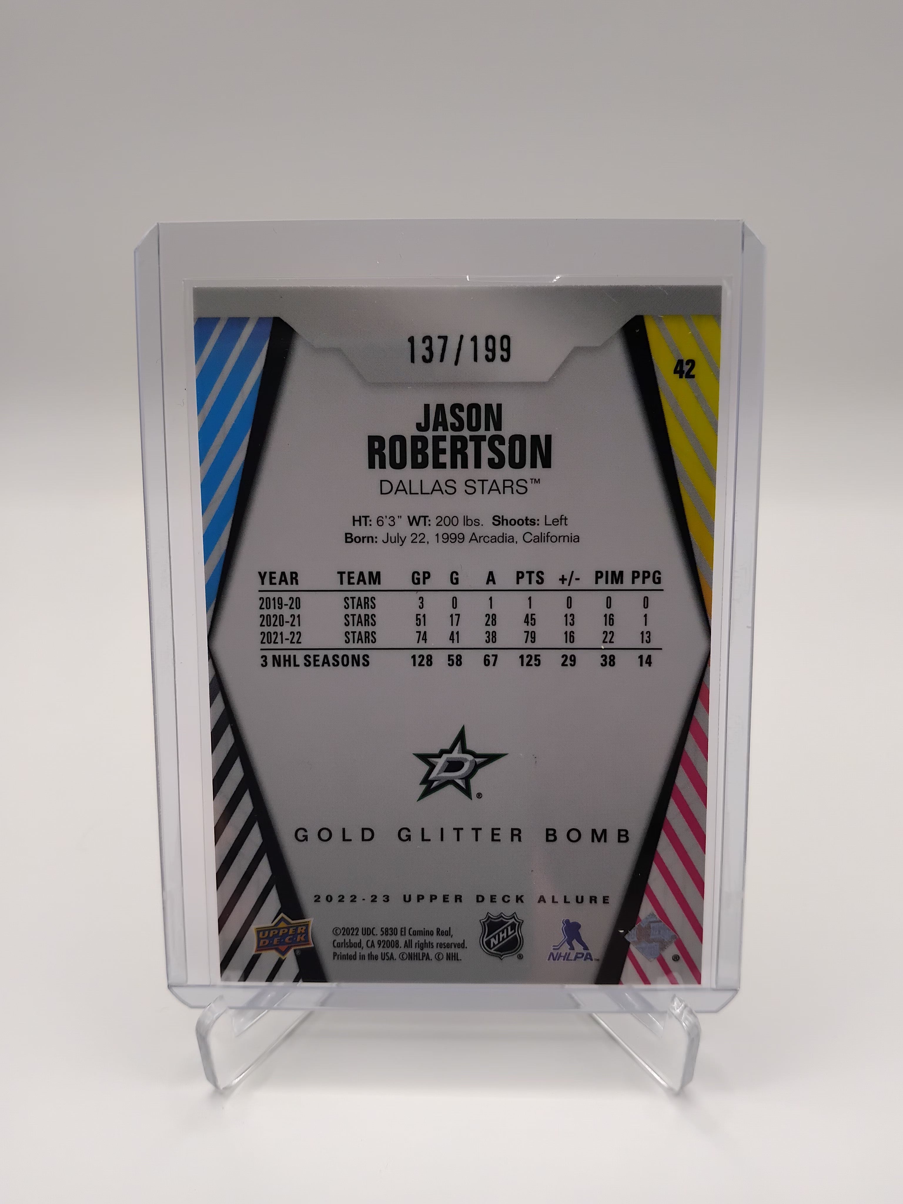 2022-23 Allure Jason Roberston Gold Glitterbomb 137/199