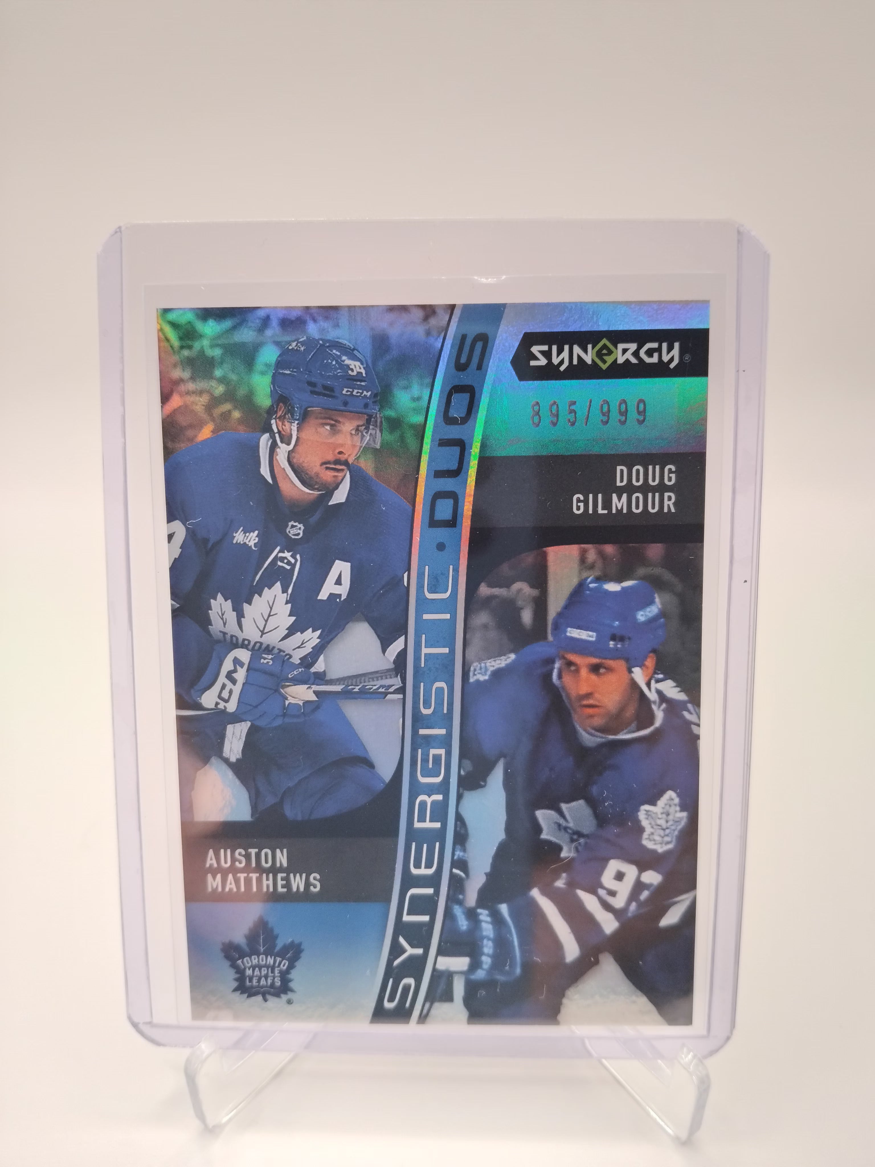 2023-24 Synergy Auston Matthews/ Doug Gilmour Synergistic Duos 895/999