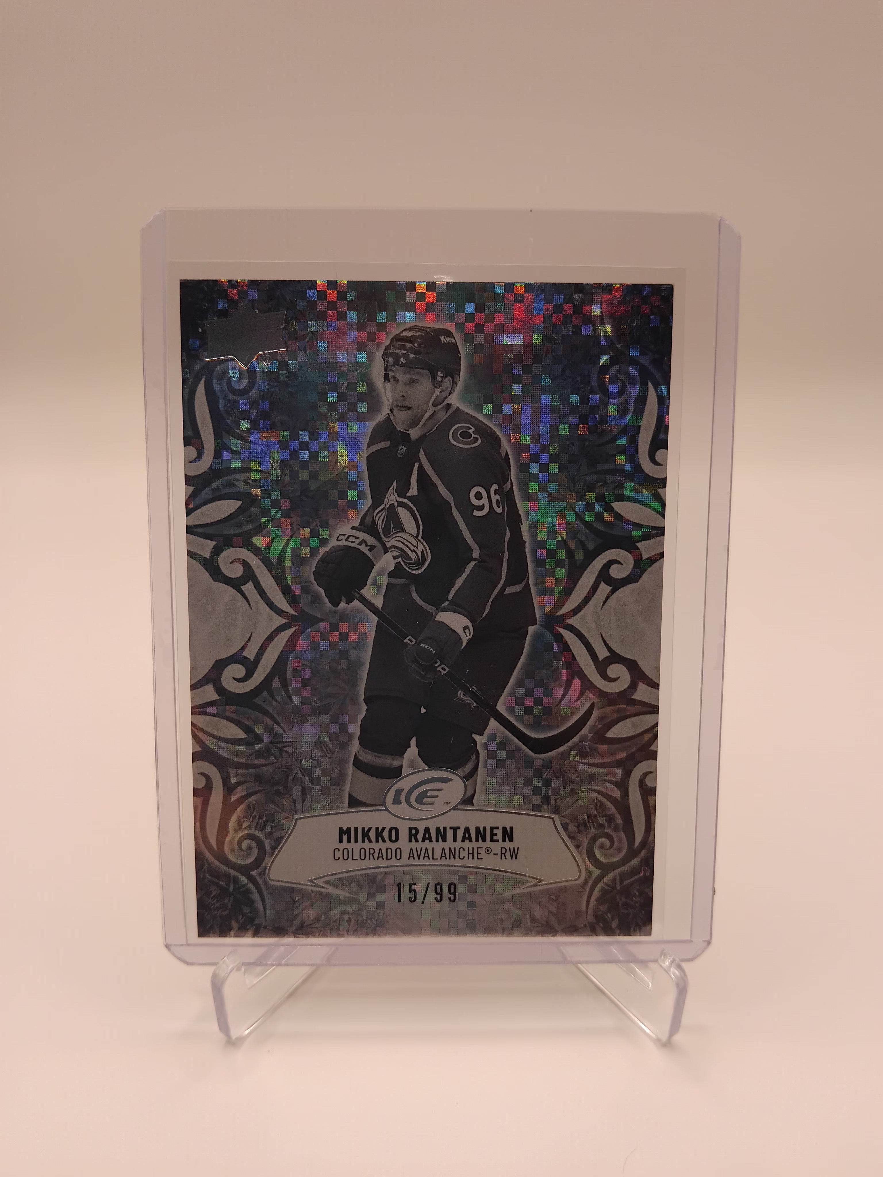 2024-25 Ice Mikko Rantanen Greyscale 15/99