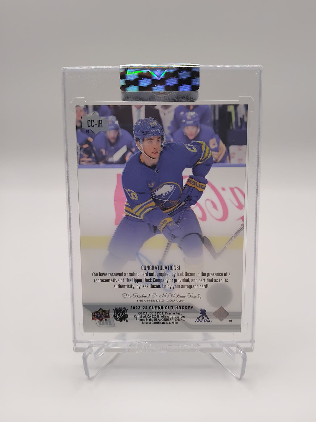 2023-24 Clear Cut Isak Rosen Auto