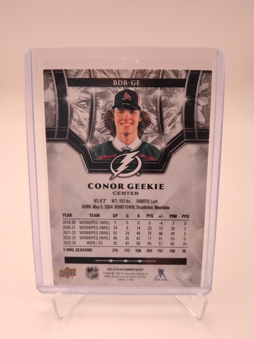 2024-25 Black Diamond Conor Geekie 271/349