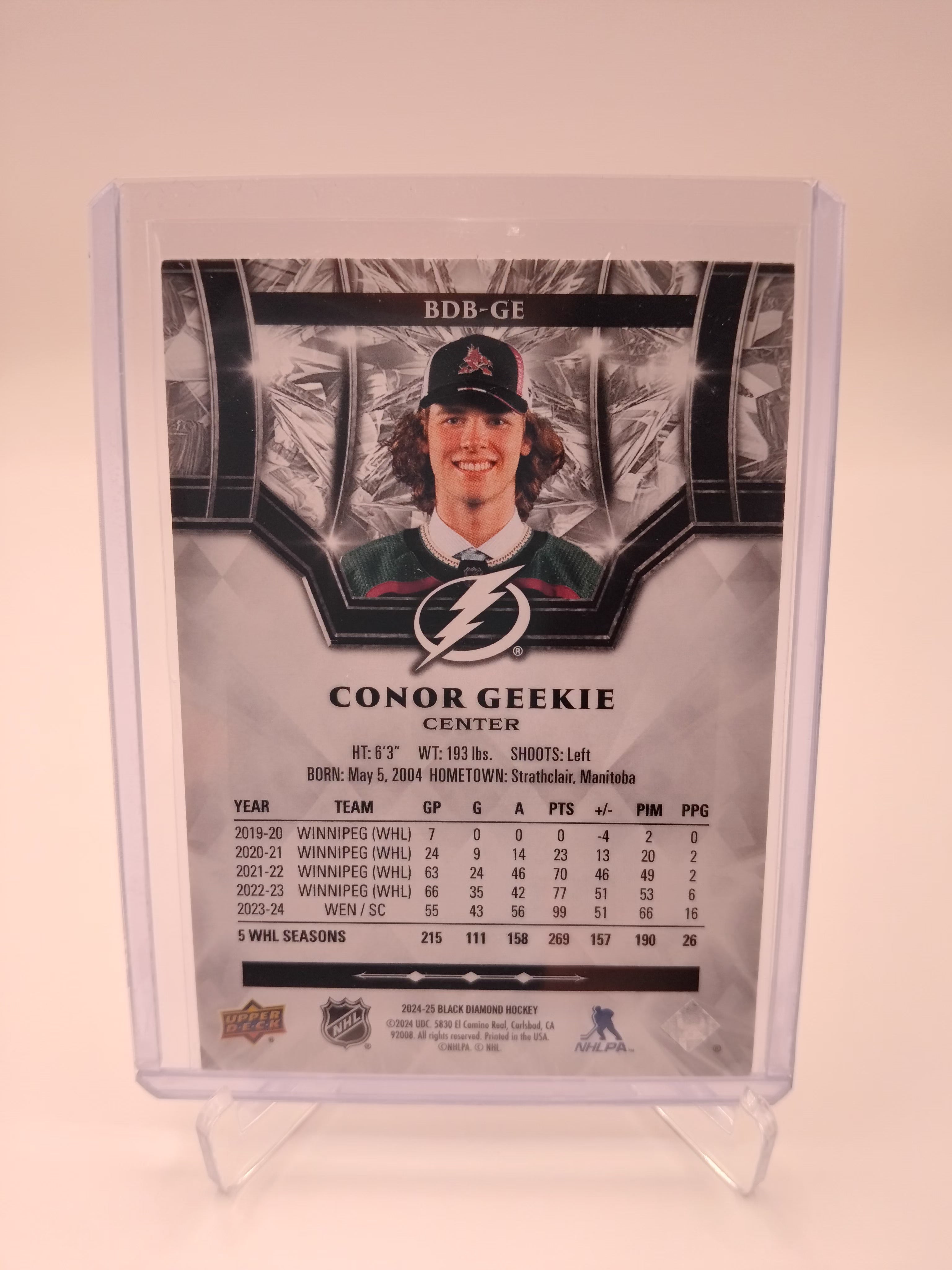 2024-25 Black Diamond Conor Geekie 271/349