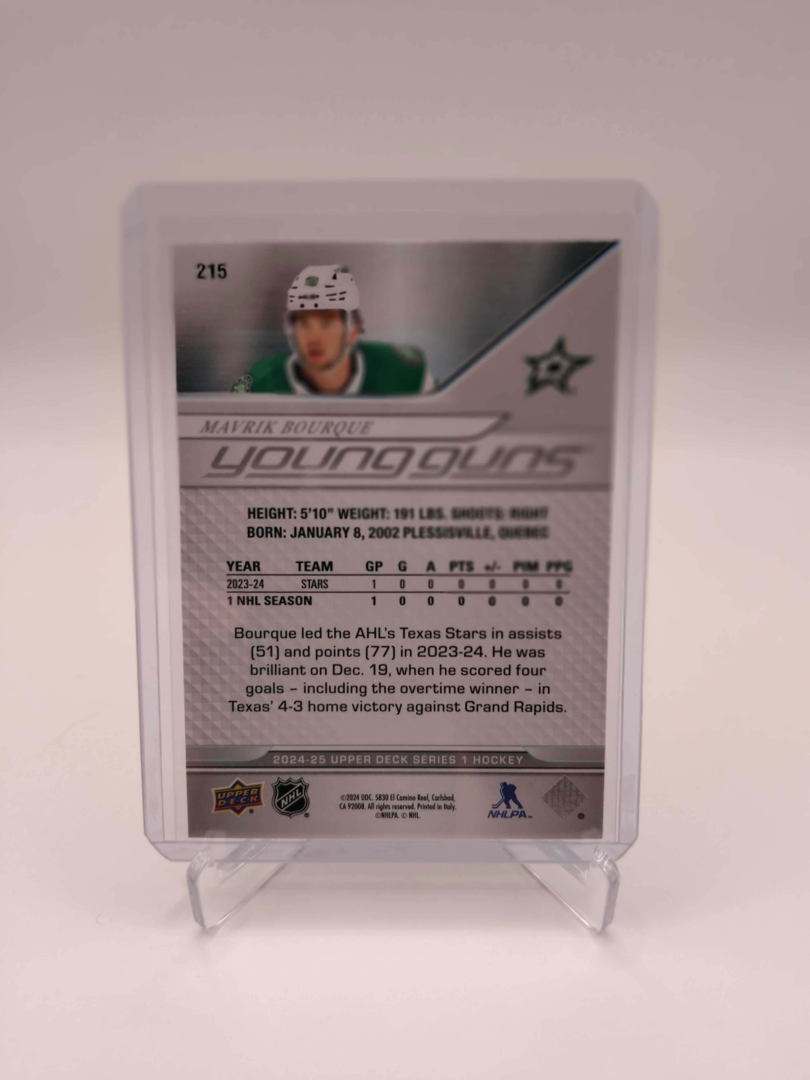 2024-25 Series 1 Mavrik Bourque Young Guns