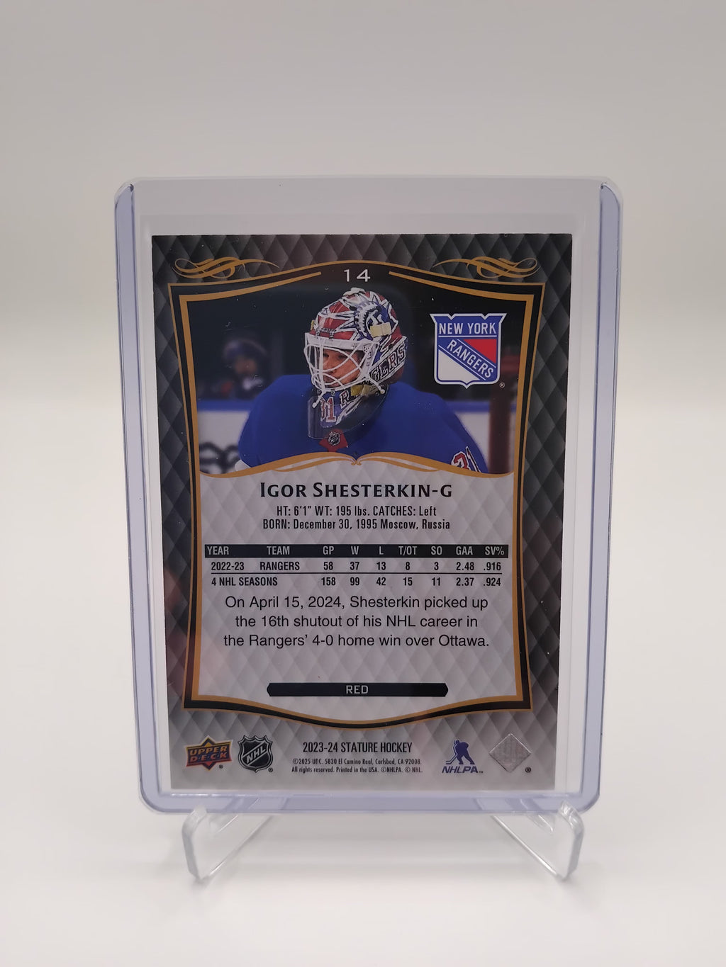 2023-24 Stature Igor Shesterkin 162/249