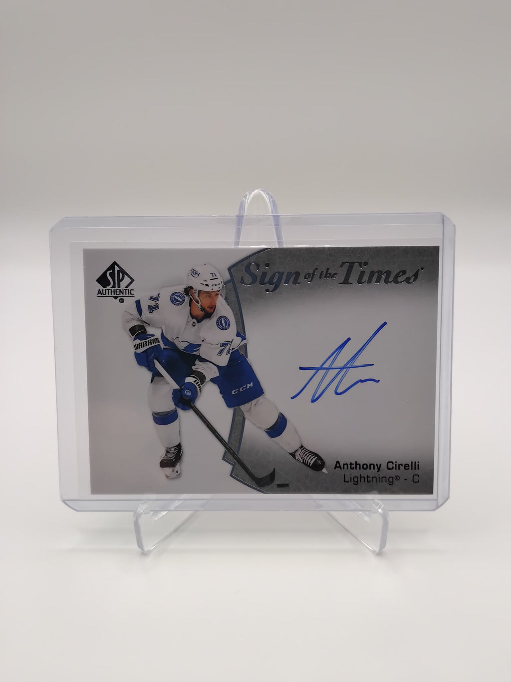 2021-22 SP Authentic Anthony Cirelli Sign of the Times
