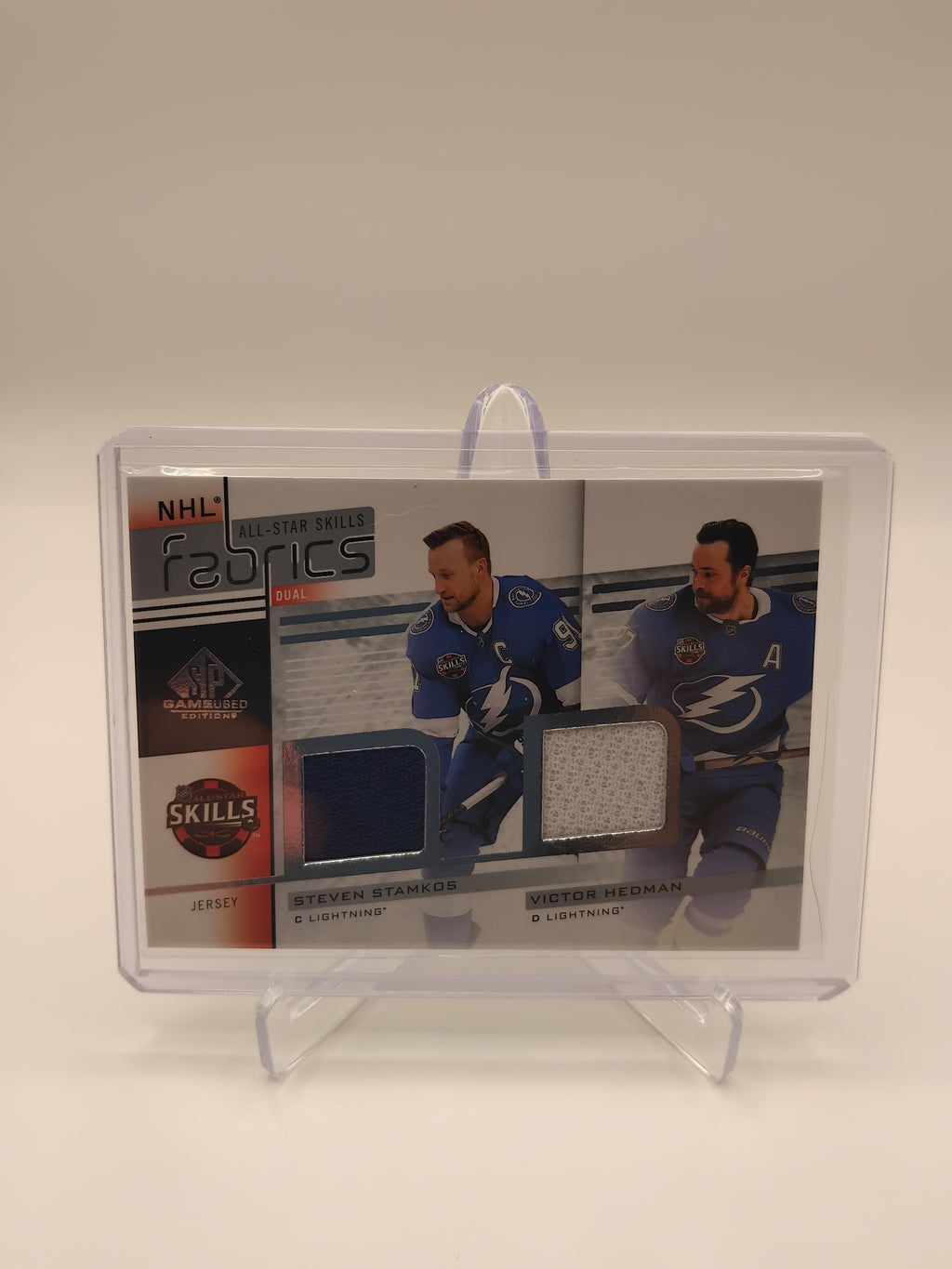 2022-23 Sp Game Used Stamkos/Hedman Dual Jersey