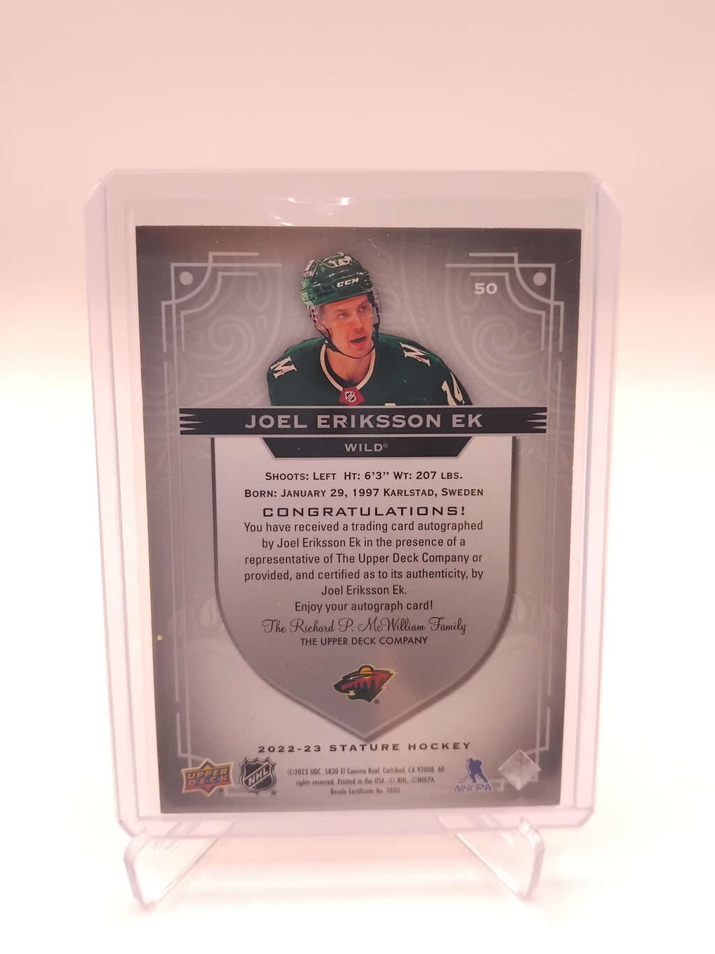 2022-23 Stature Joel Eriksson Ek Auto