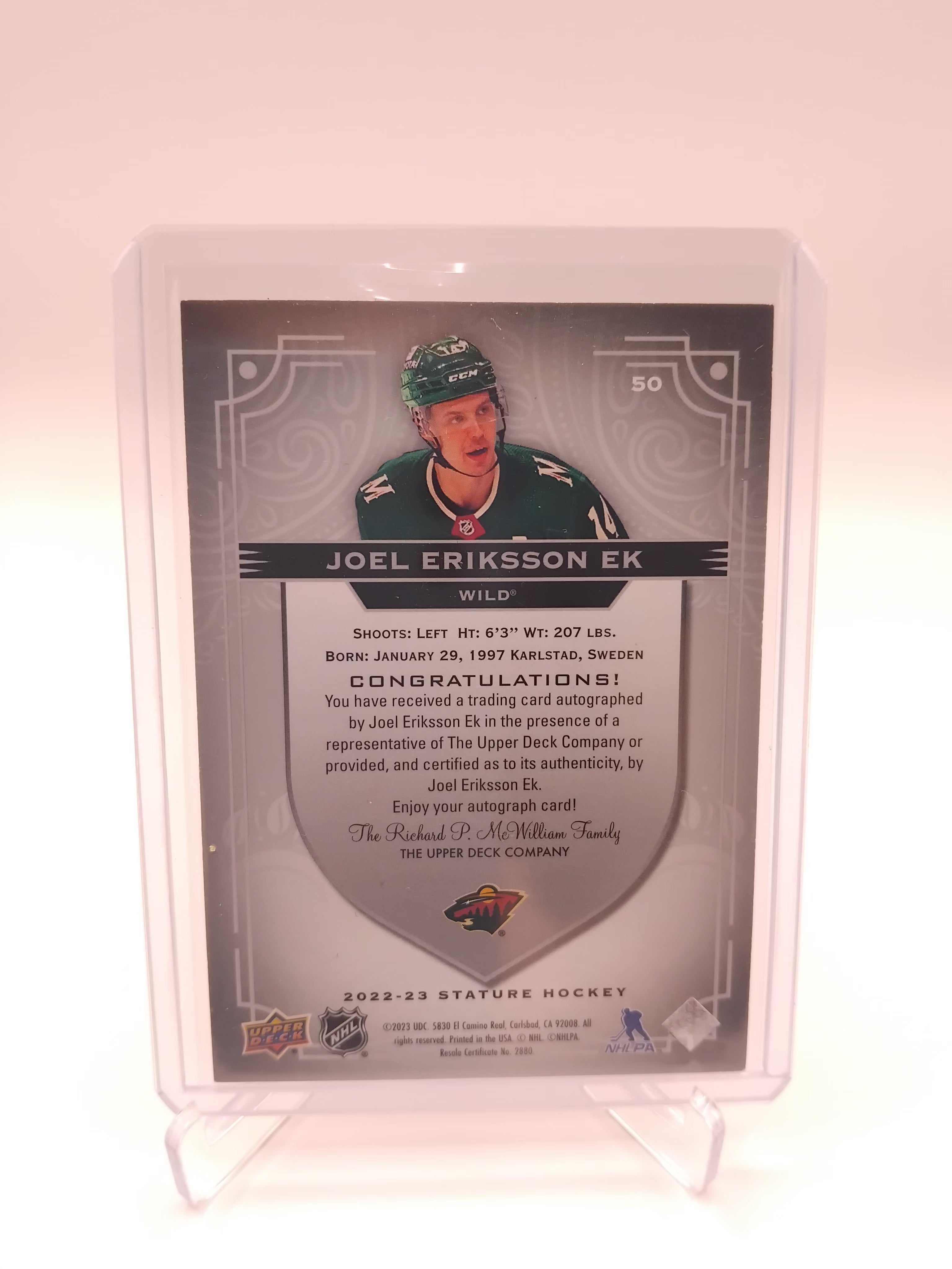 2022-23 Stature Joel Eriksson Ek Auto