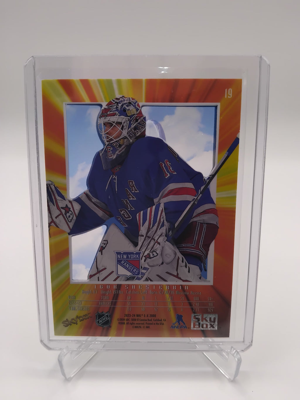 2023-24 Skybox EX-2000 Igor Shesterkin
