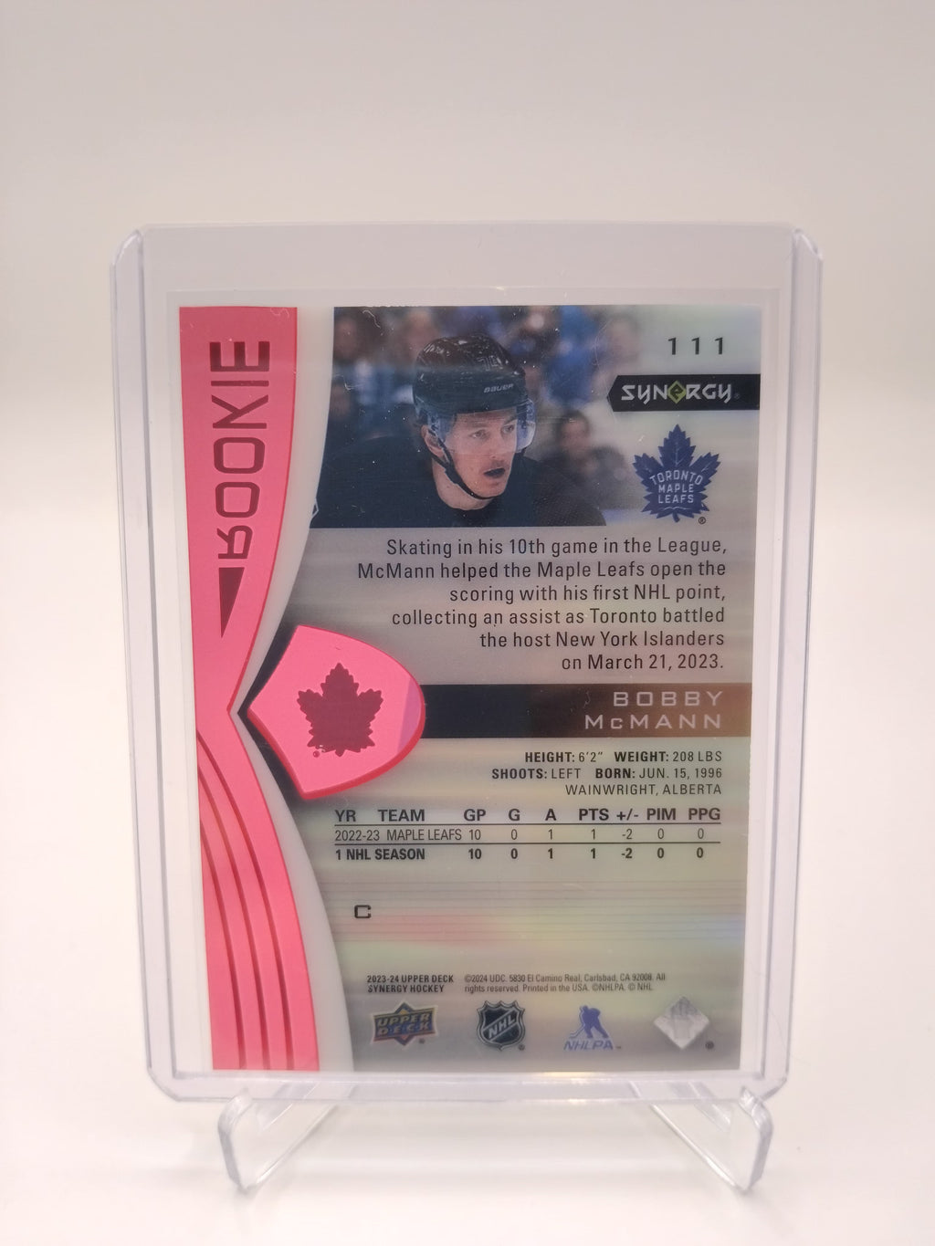 2023-24 Synergy Bobby McMann Rookie