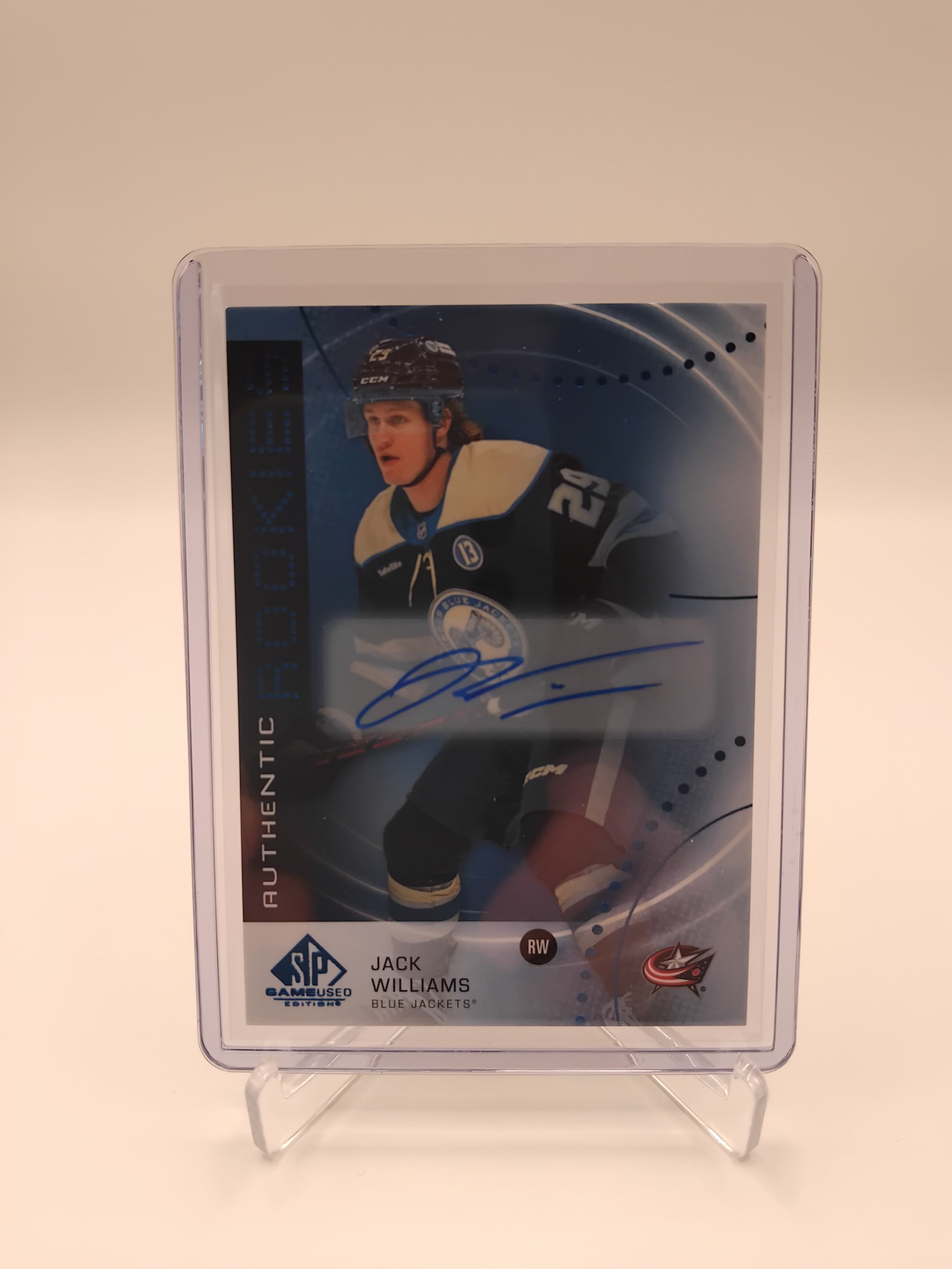 2025-26 SP Game Used Jack Williams Auto