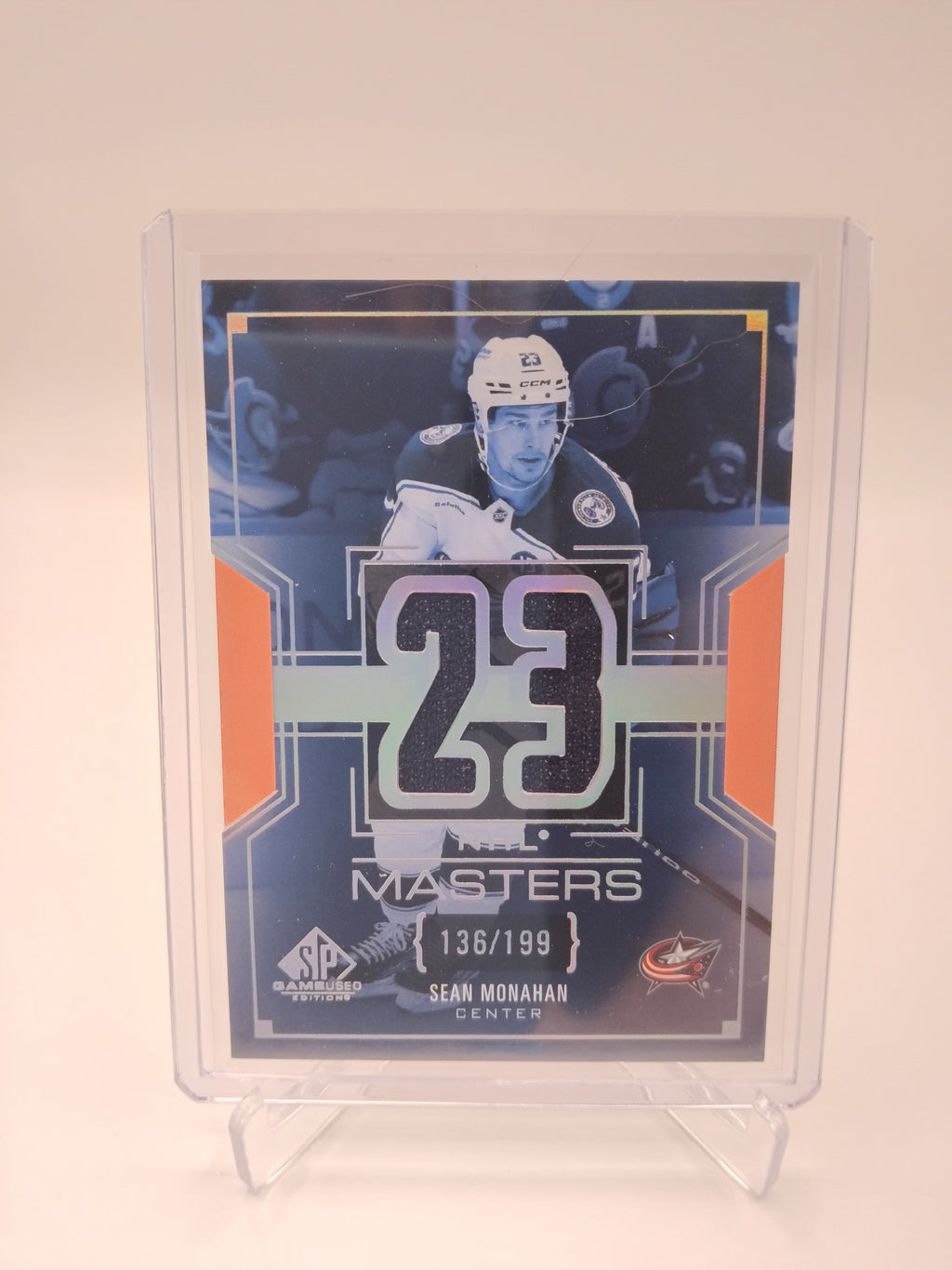 2024-25 SP Game Used Sean Monahan NHL Masters Jersey 136/199