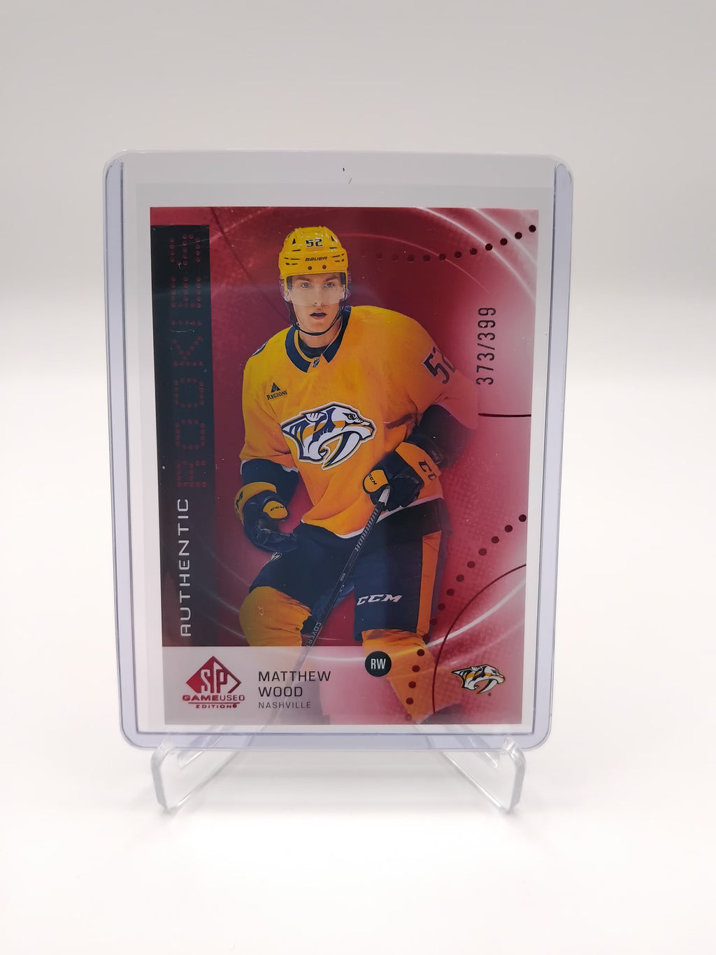 2025-26 SP Game Used Matthew Wood 373/399