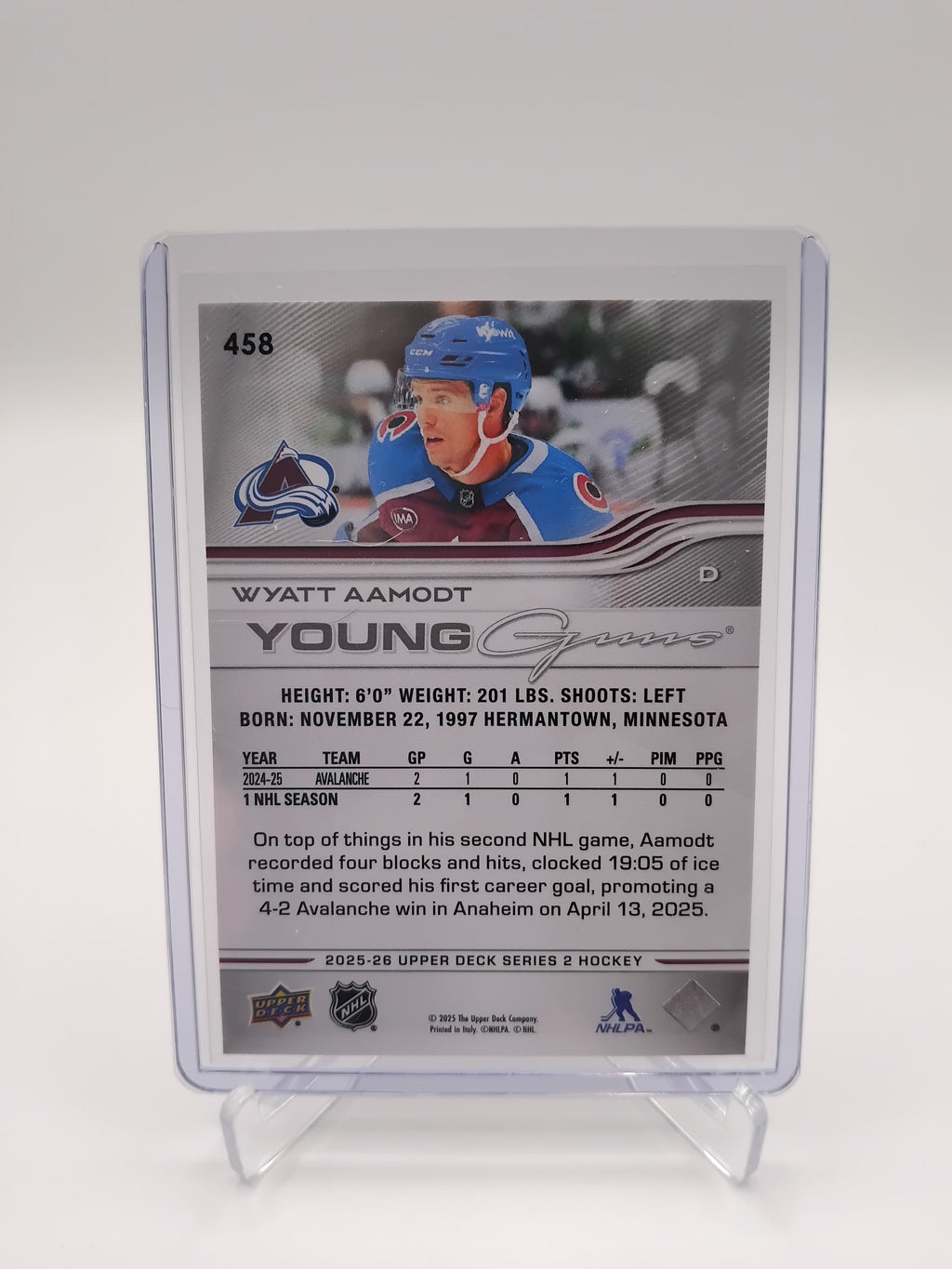 2025-26 Series 2 Wyatt Aamodt Young Guns