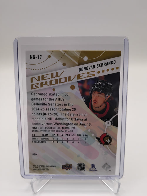 2025-26 SP Game Used Donovan Sebrango 136/299